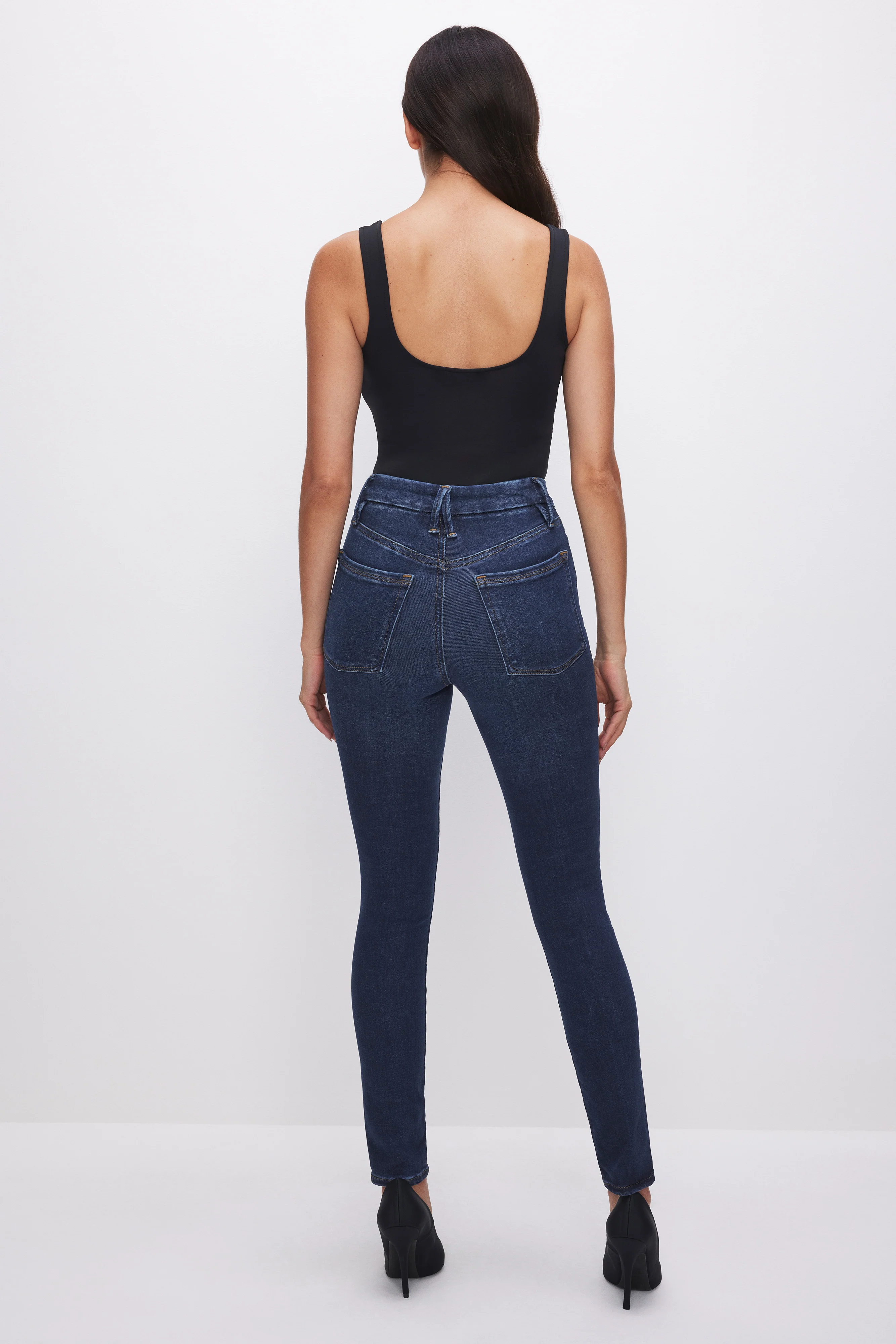 POWER STRETCH PULL-ON SKINNY JEANS Indigo491 5 POWER STRETCH PULL-ON SKINNY JEANS Indigo491