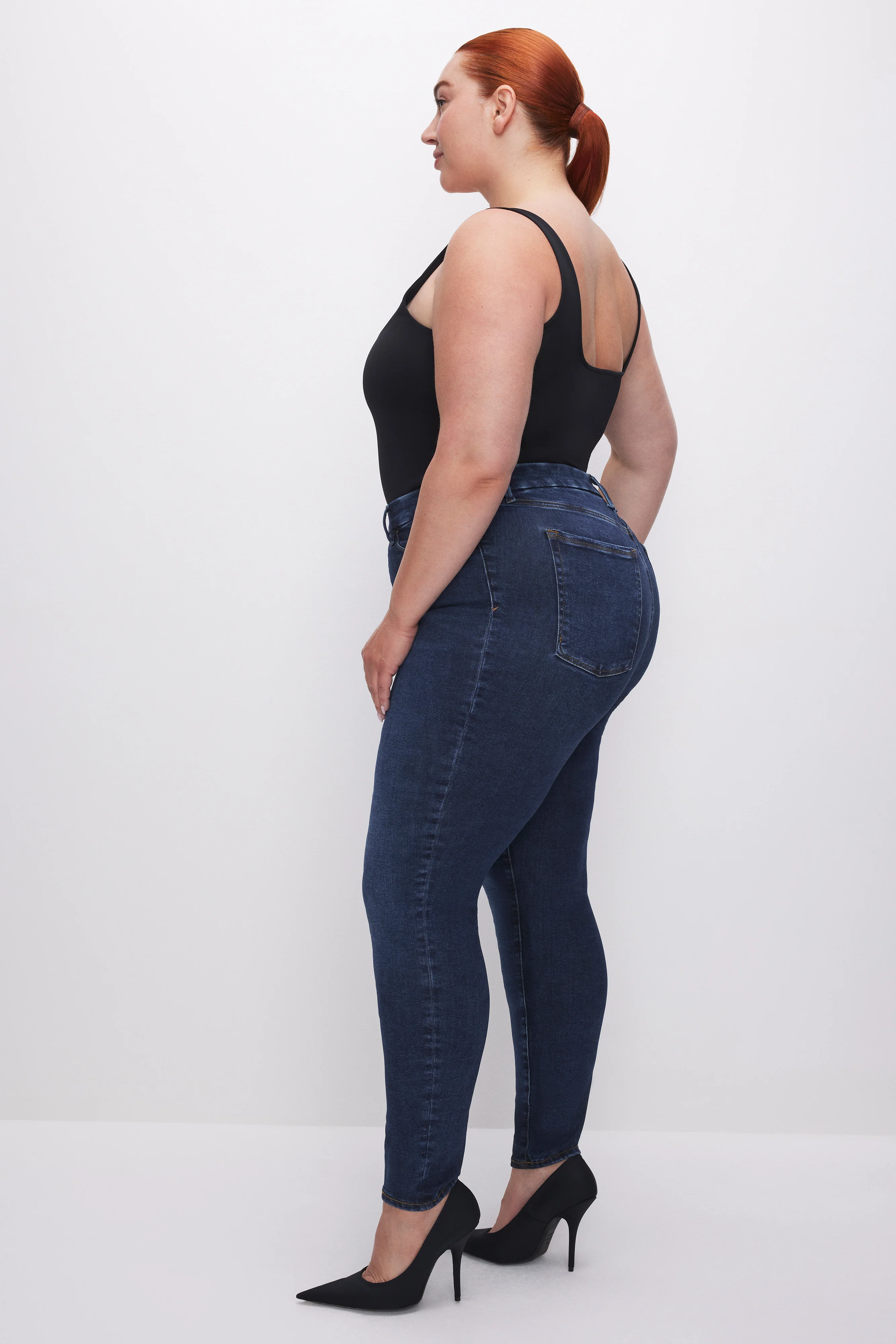 POWER STRETCH PULL-ON SKINNY JEANS Indigo491 7 POWER STRETCH PULL-ON SKINNY JEANS Indigo491