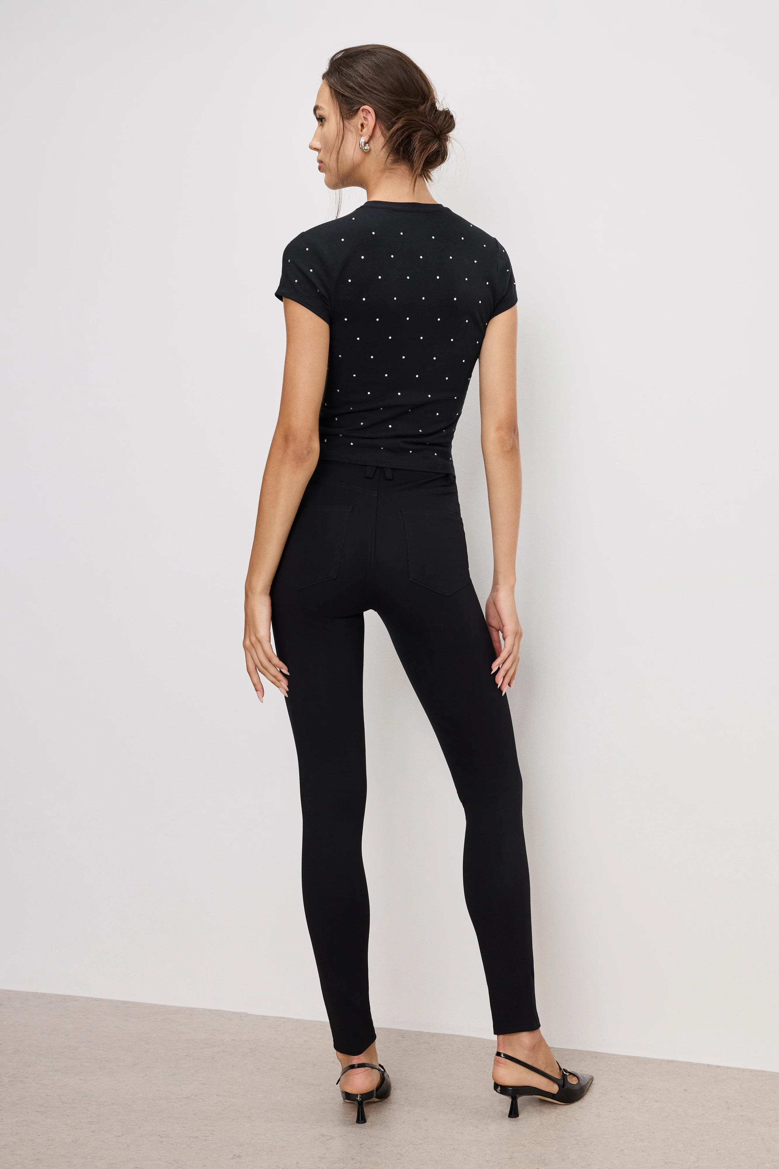 PONTE GOOD WAIST LEGGINGS Black001 5 PONTE GOOD WAIST LEGGINGS Black001
