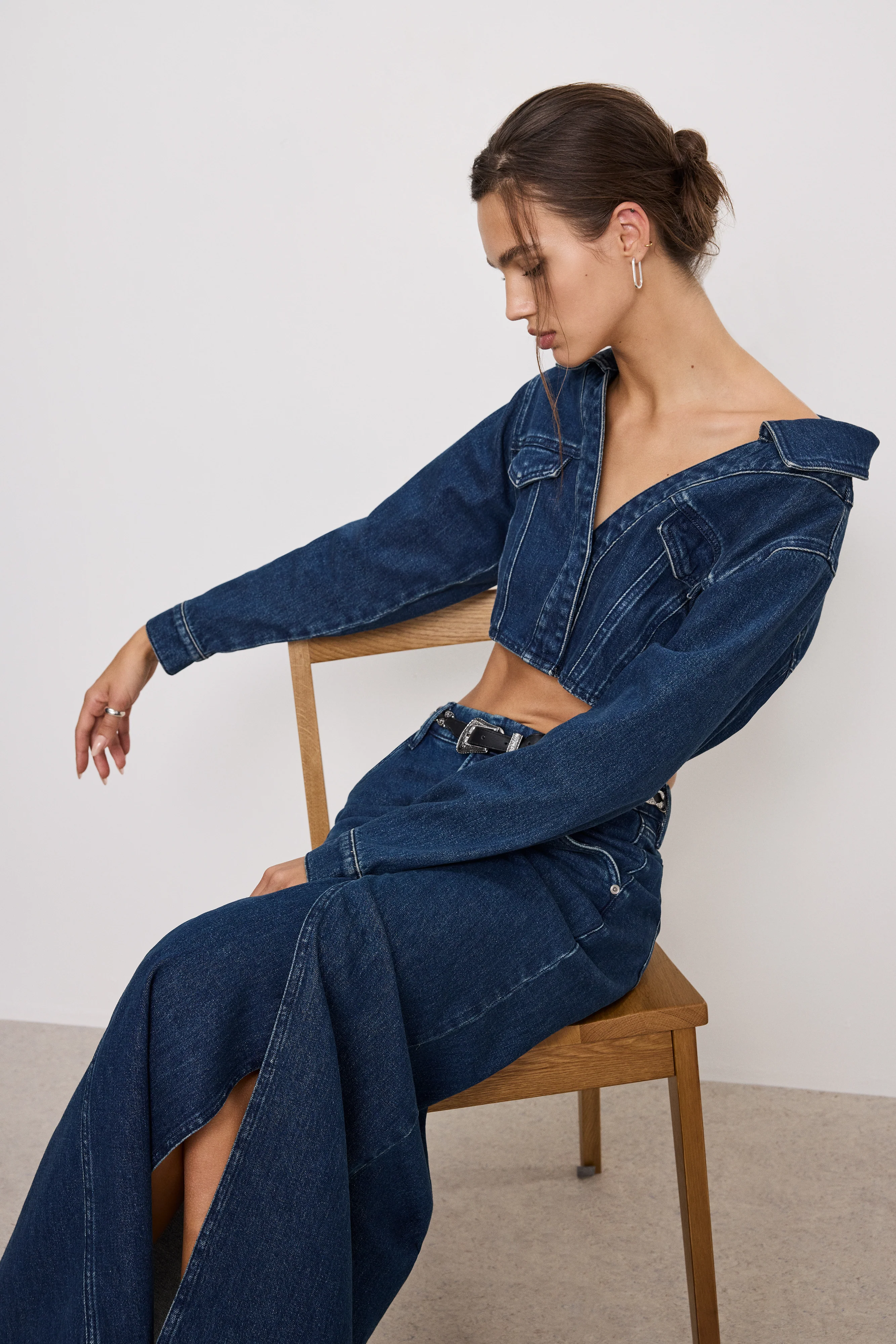 DENIM MAXI SKIRT Indigo724 6 DENIM MAXI SKIRT Indigo724