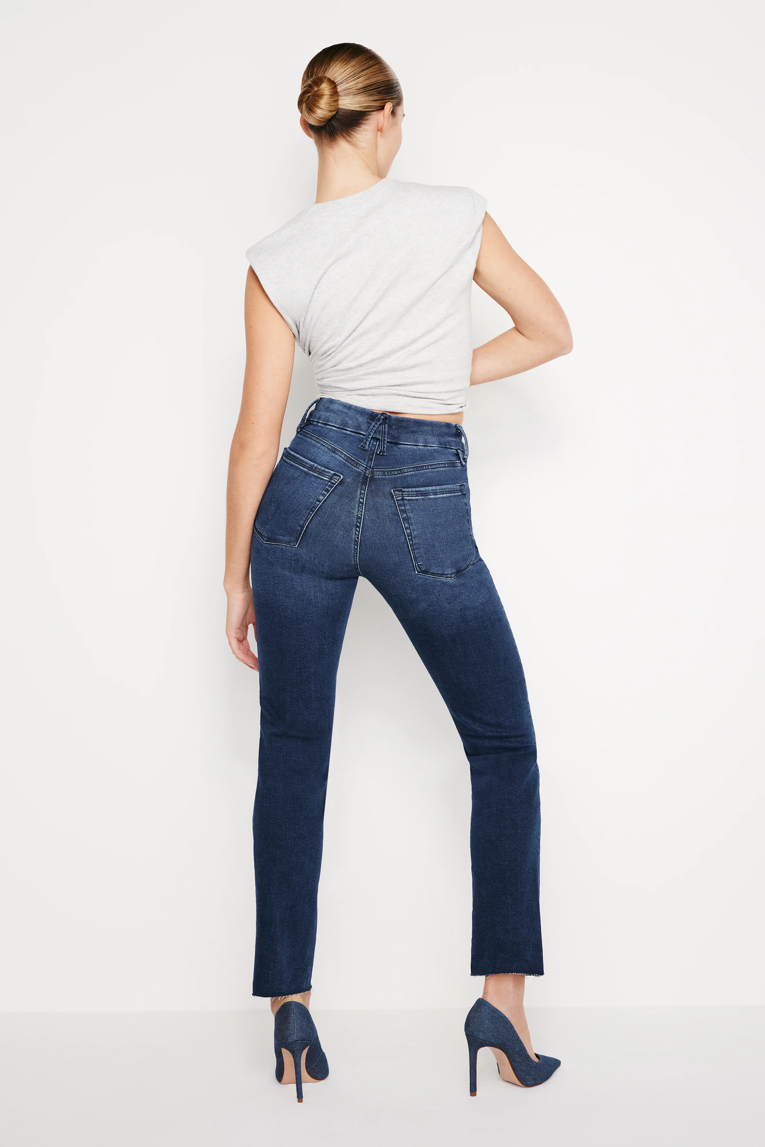 ALWAYS FITS GOOD CLASSIC SLIM STRAIGHT JEANS Indigo446