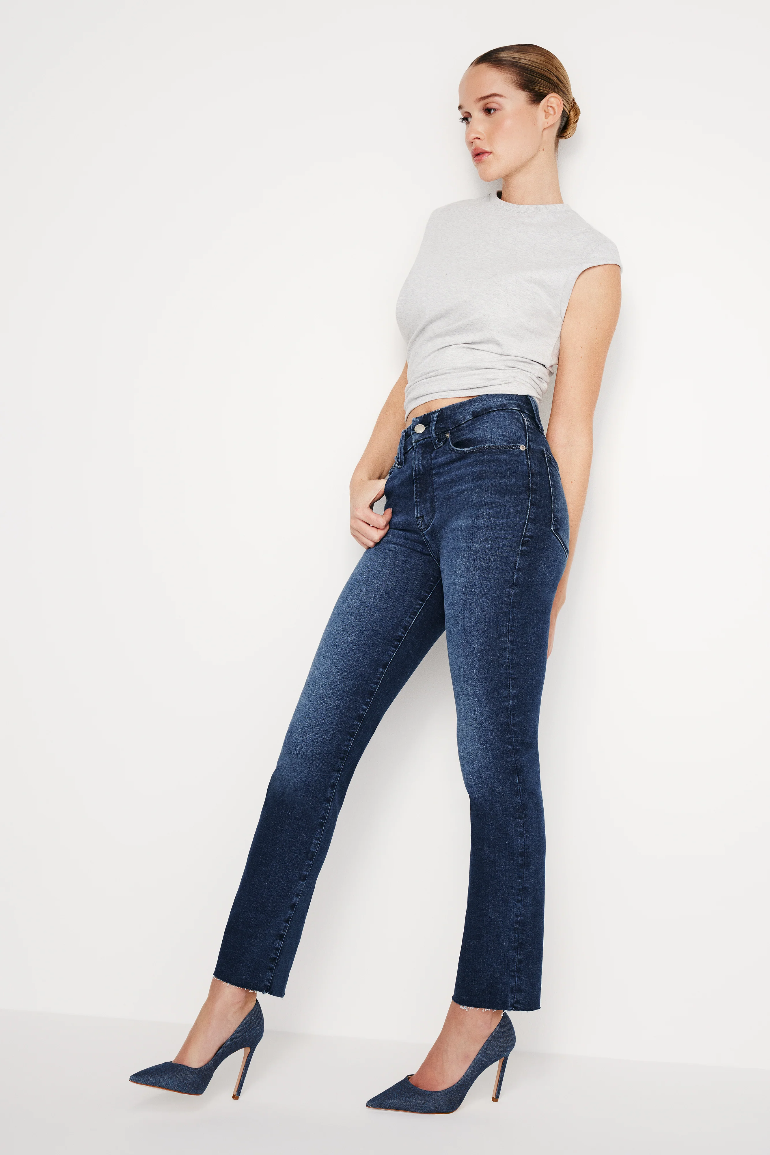 ALWAYS FITS GOOD CLASSIC SLIM STRAIGHT JEANS Indigo446