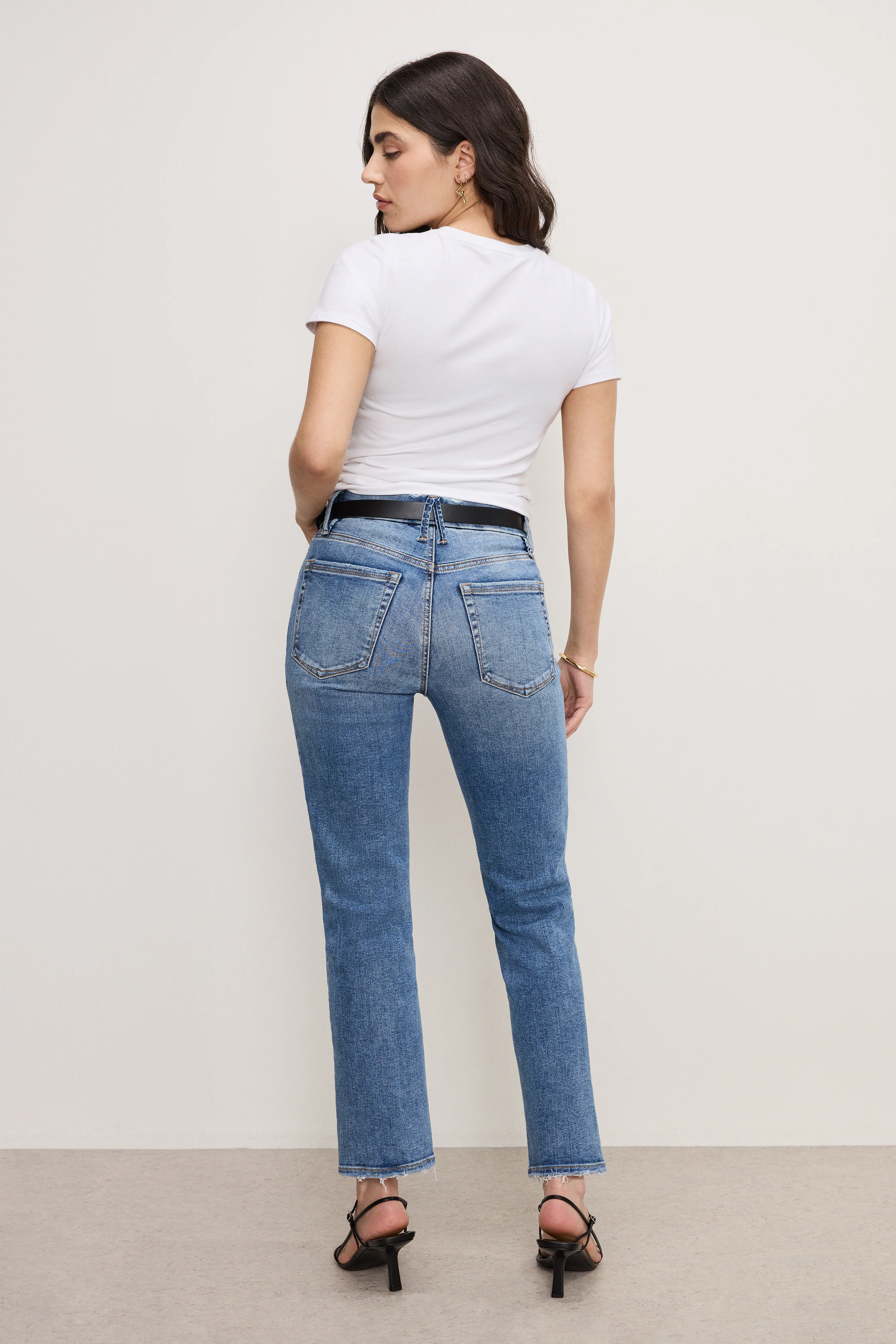 ALWAYS FITS GOOD PETITE STRAIGHT JEANS Indigo316