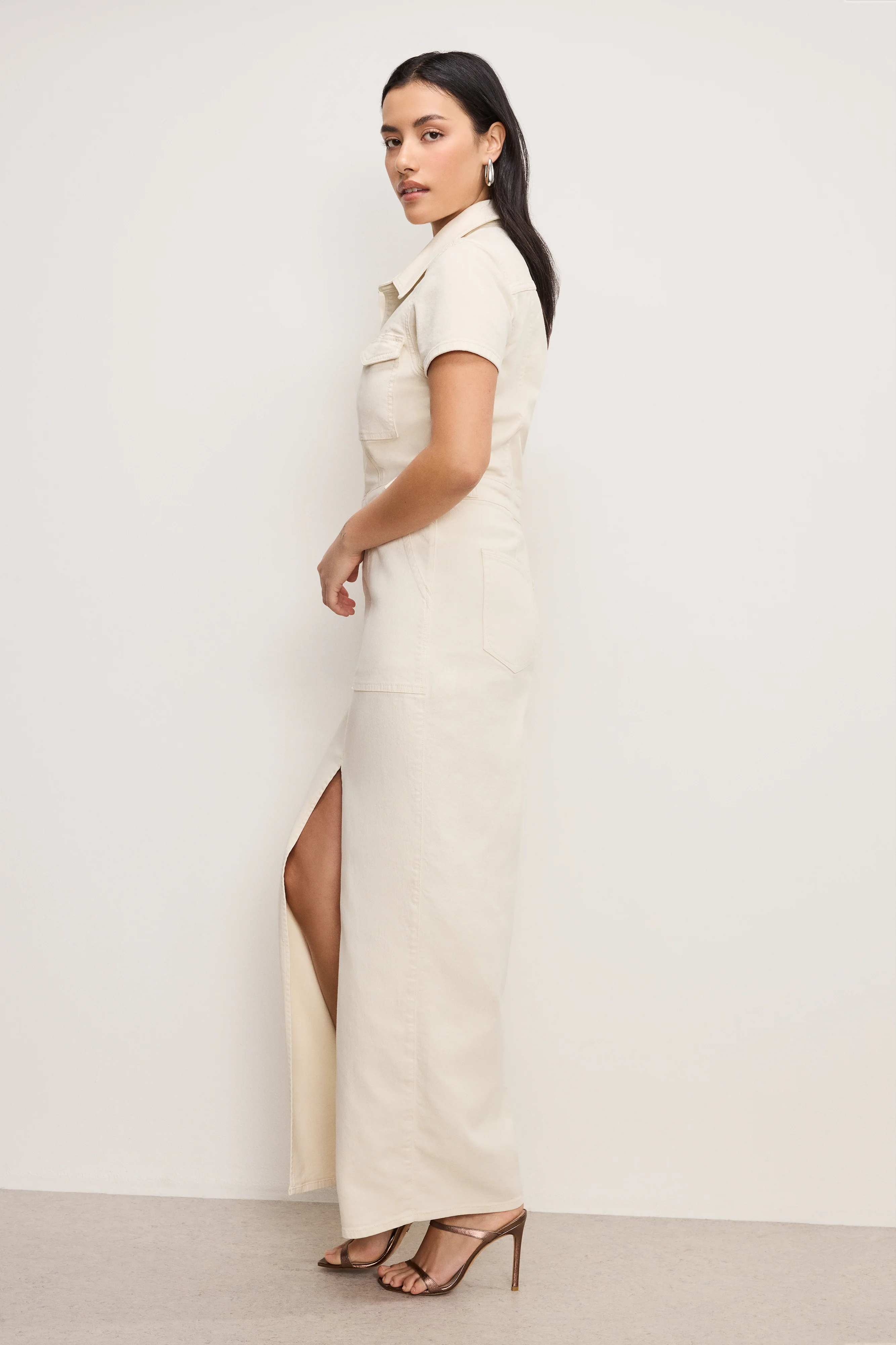 FIT FOR SUCCESS MAXI DRESS Ecru003