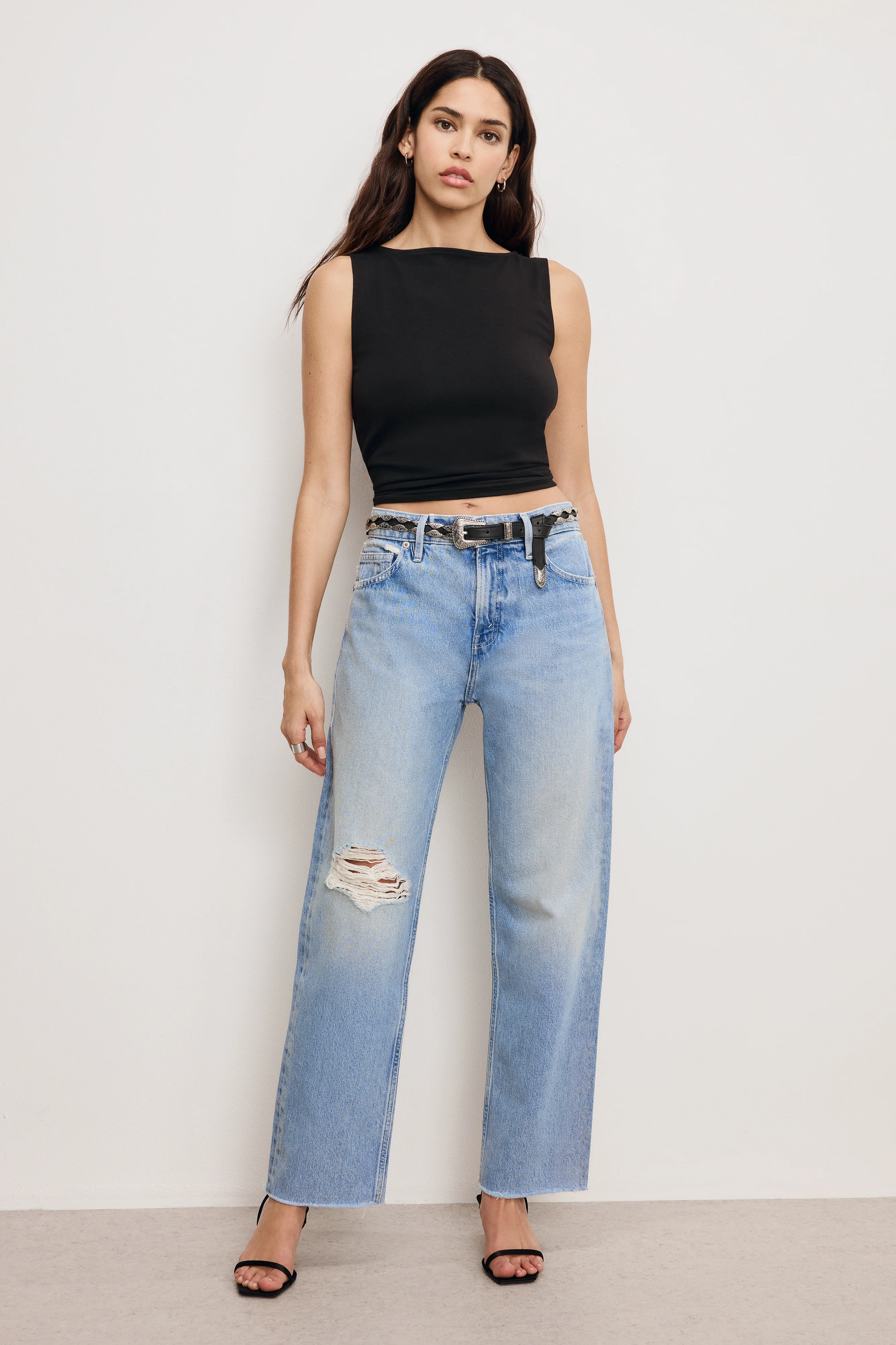 GOOD RELAXED STRAIGHT JEANS Indigo887
