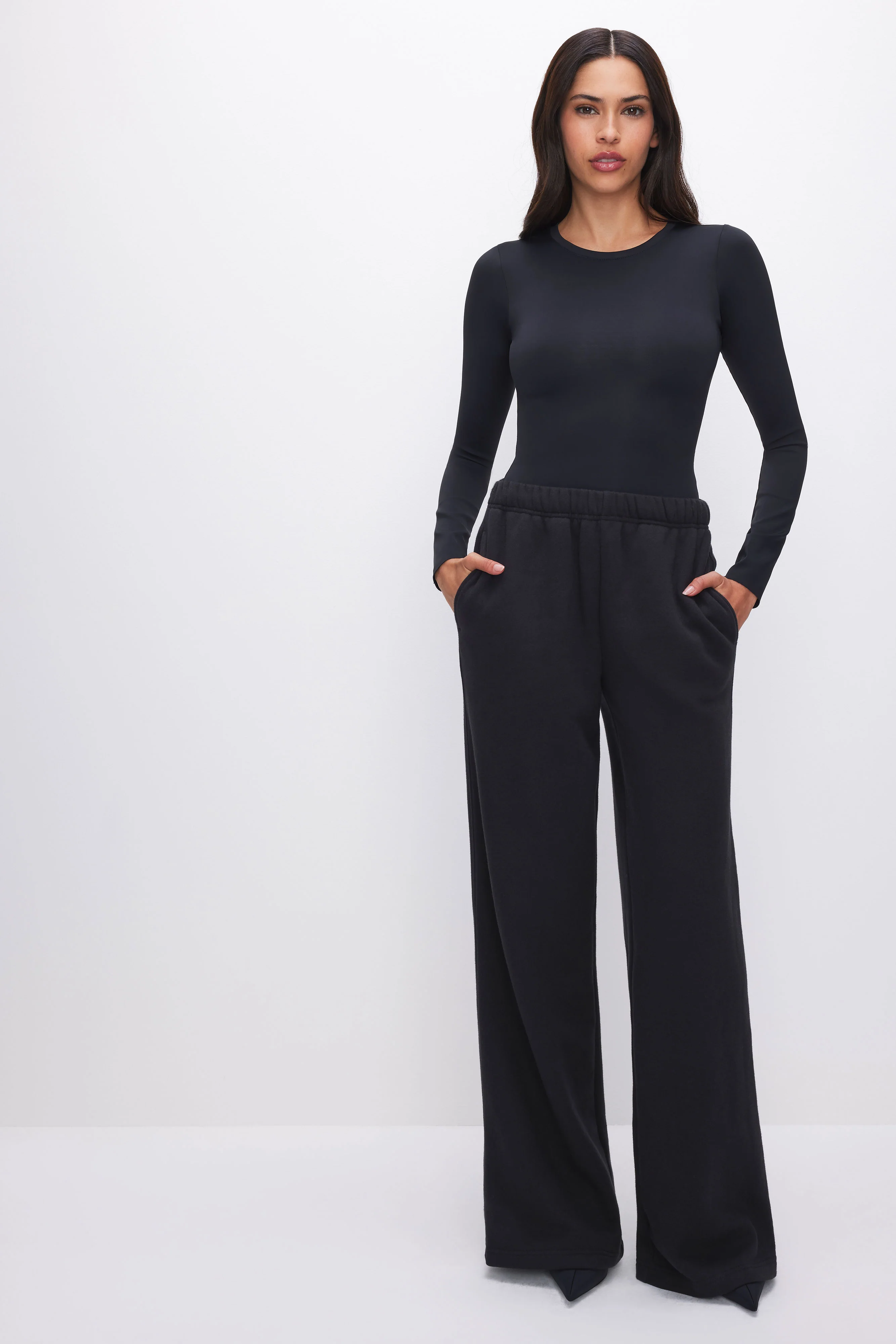 SCULPTING CREWNECK BODYSUIT Black001 3 SCULPTING CREWNECK BODYSUIT Black001