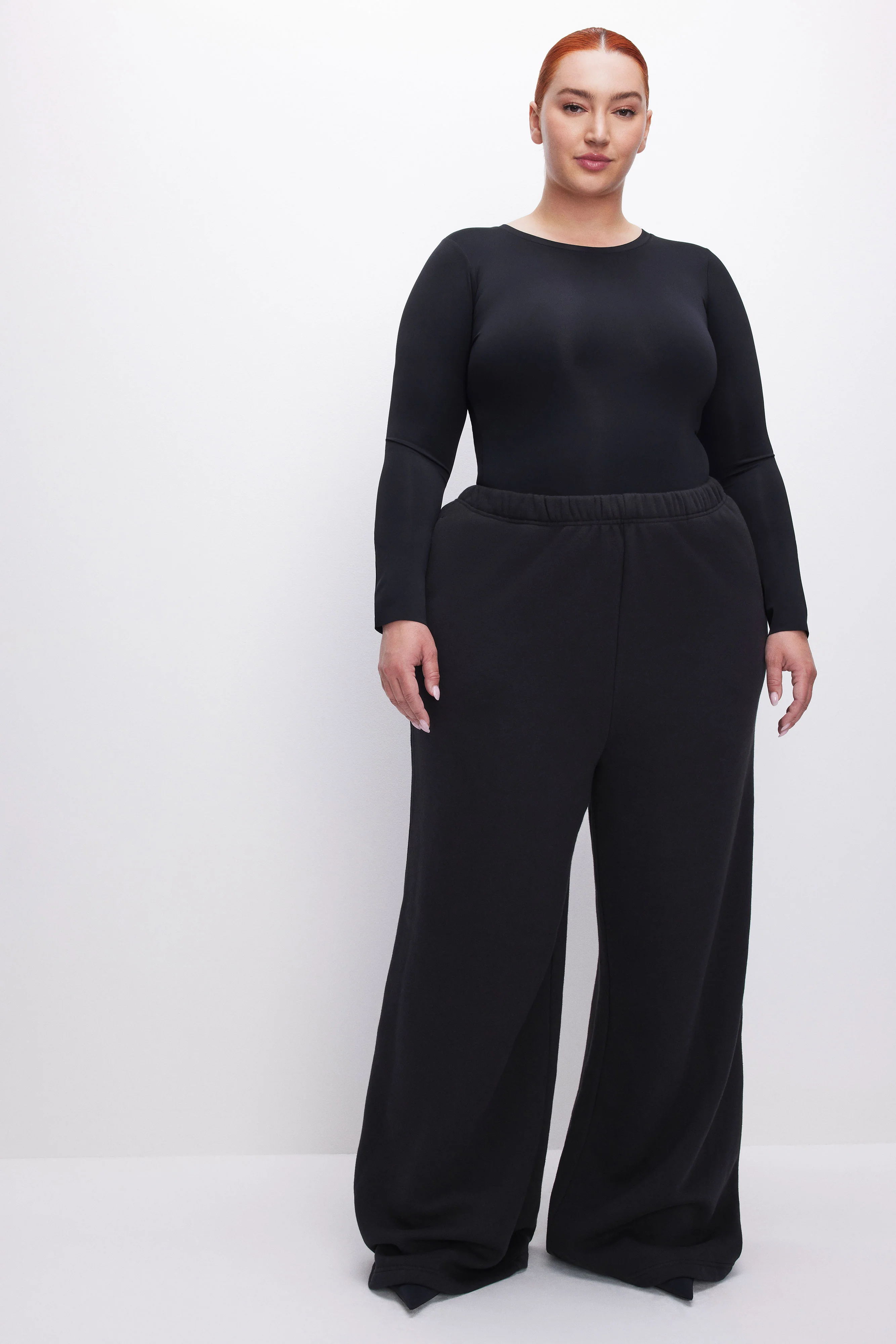 SCULPTING CREWNECK BODYSUIT Black001 7 SCULPTING CREWNECK BODYSUIT Black001