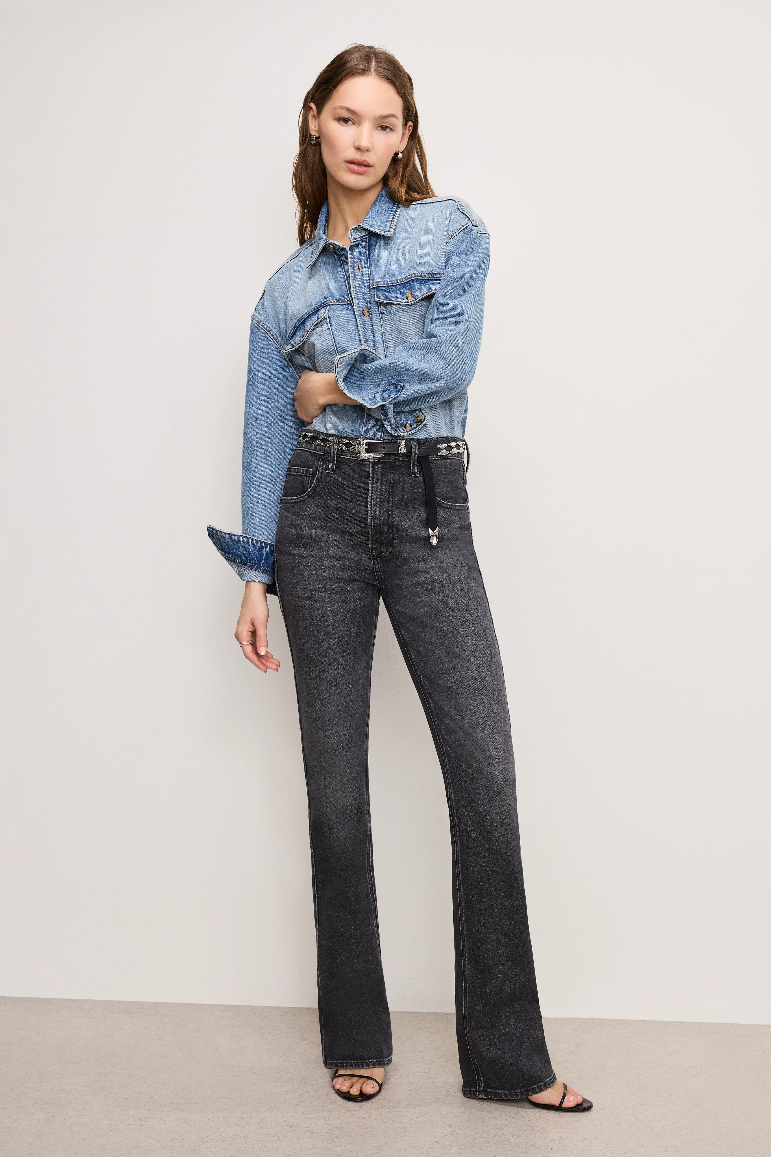 GOOD COWBOY BOOTCUT JEANS Black354 3 GOOD COWBOY BOOTCUT JEANS Black354