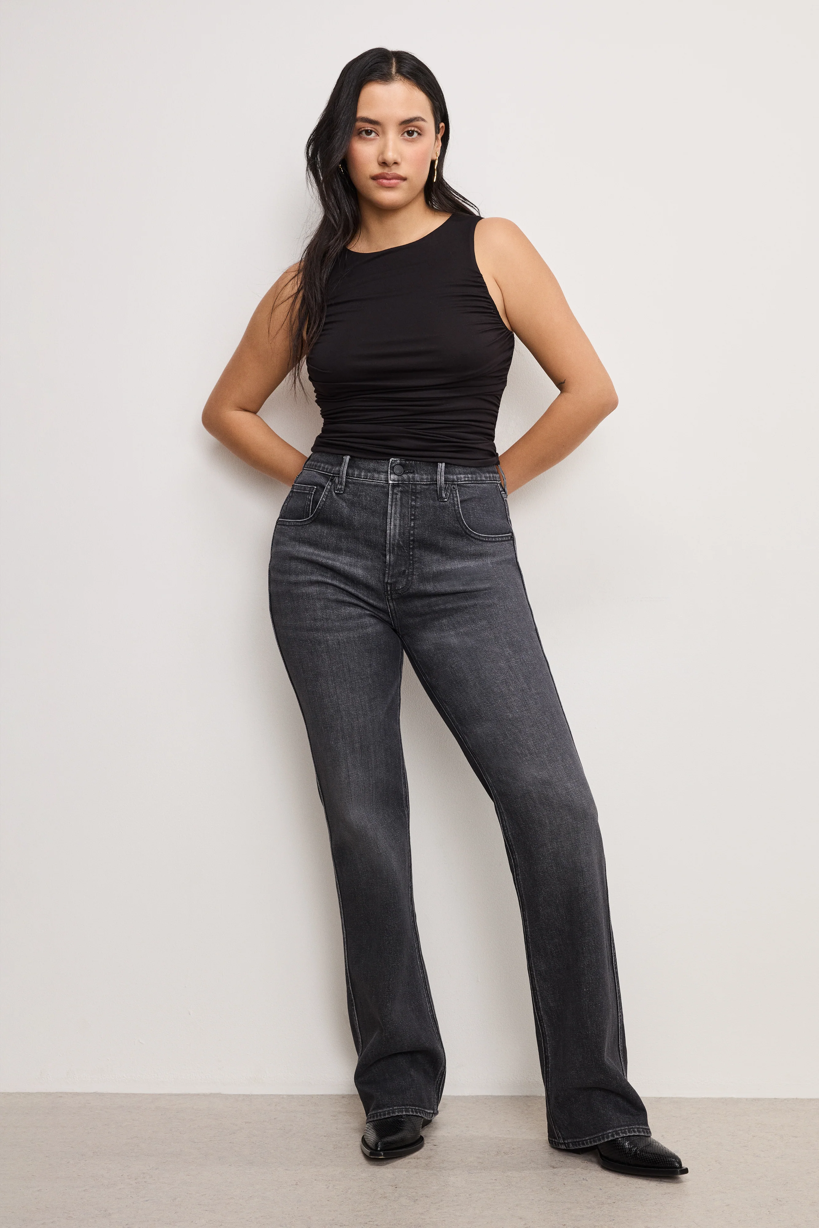 GOOD COWBOY BOOTCUT JEANS Black354 7 GOOD COWBOY BOOTCUT JEANS Black354