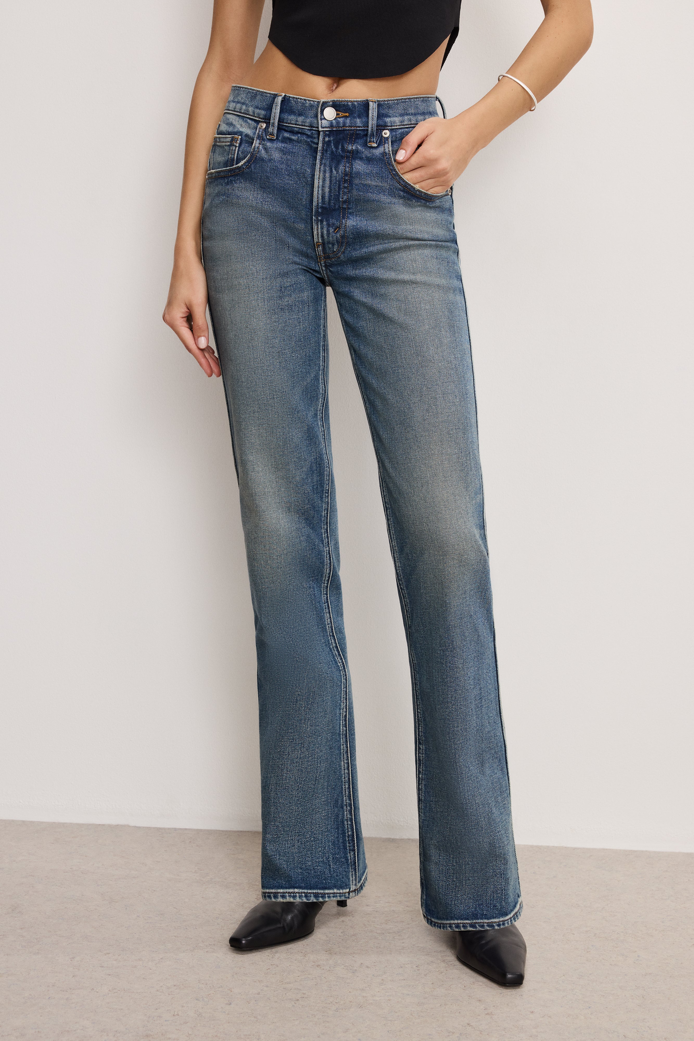 GOOD COWBOY BOOTCUT JEANS Indigo783