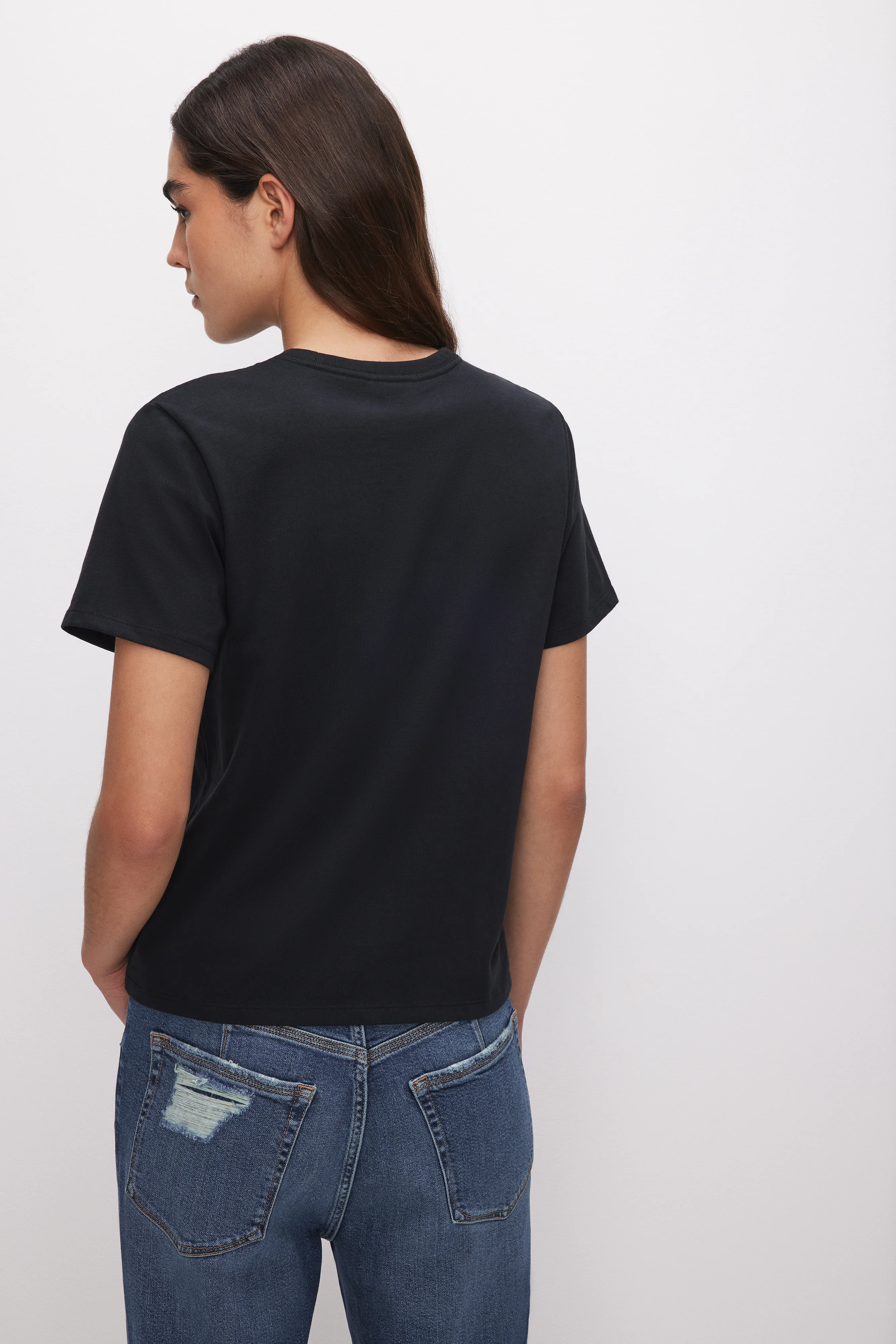 COTTON CLASSIC TEE Black001 4 COTTON CLASSIC TEE Black001