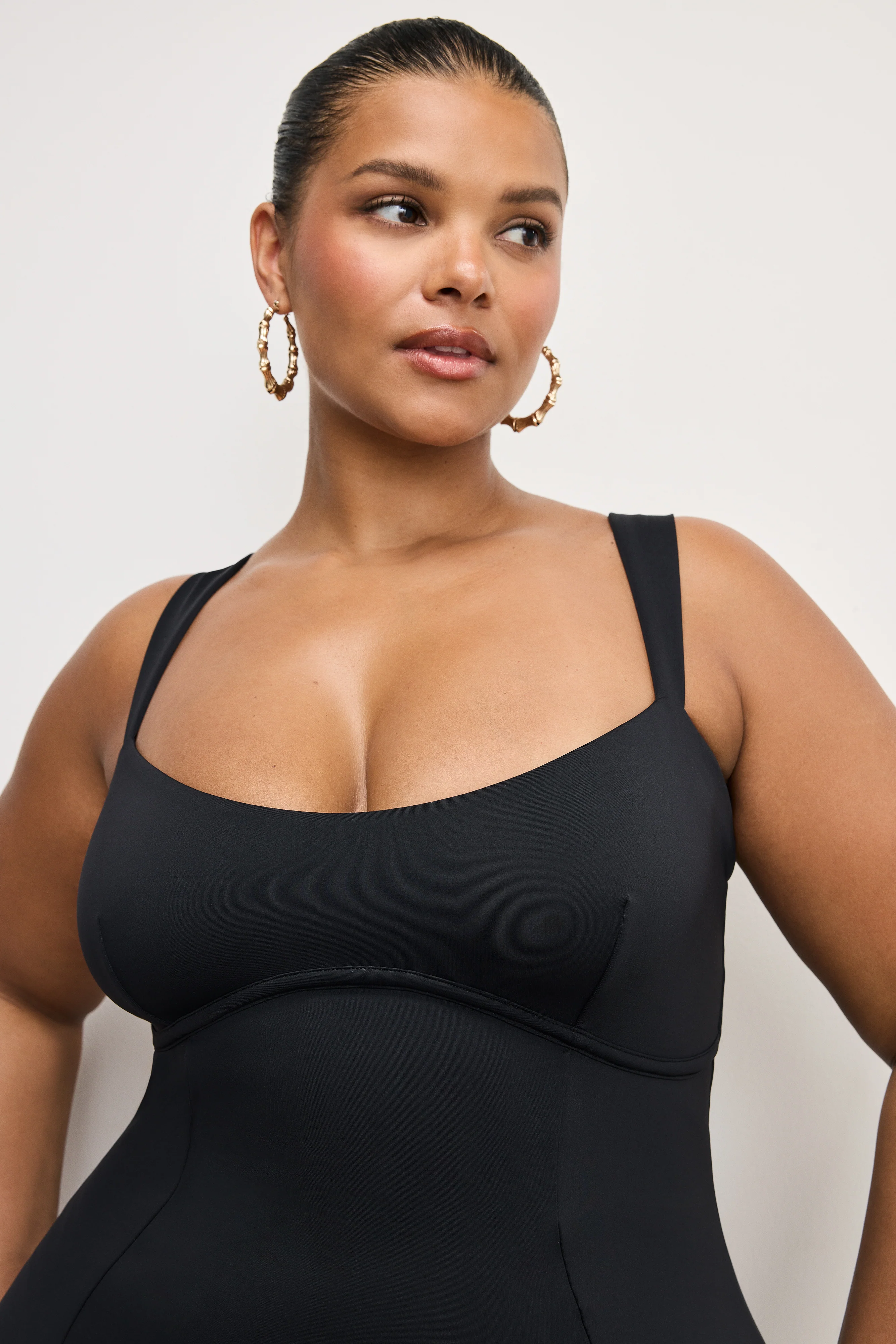 SCULPTING SWEETHEART MIDI DRESS Black001 4 SCULPTING SWEETHEART MIDI DRESS Black001