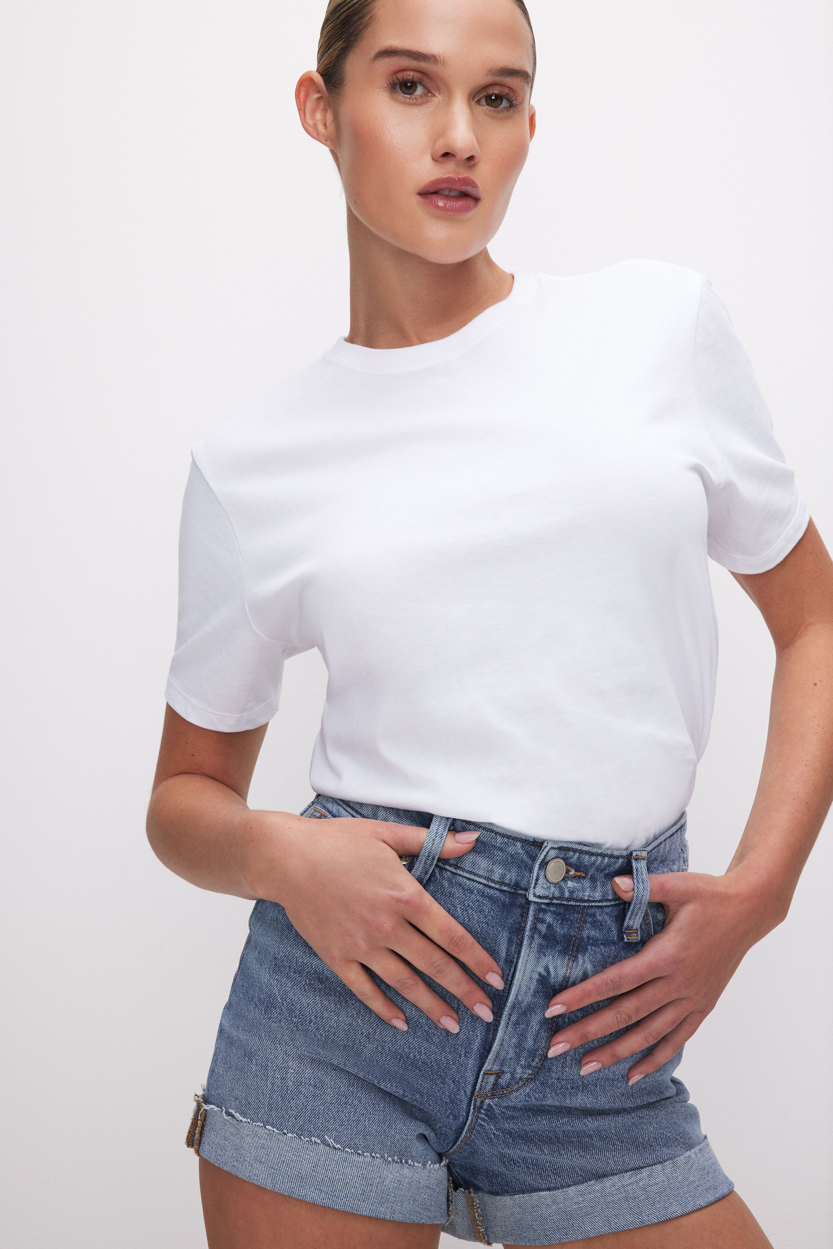 COTTON CLASSIC TEE White001