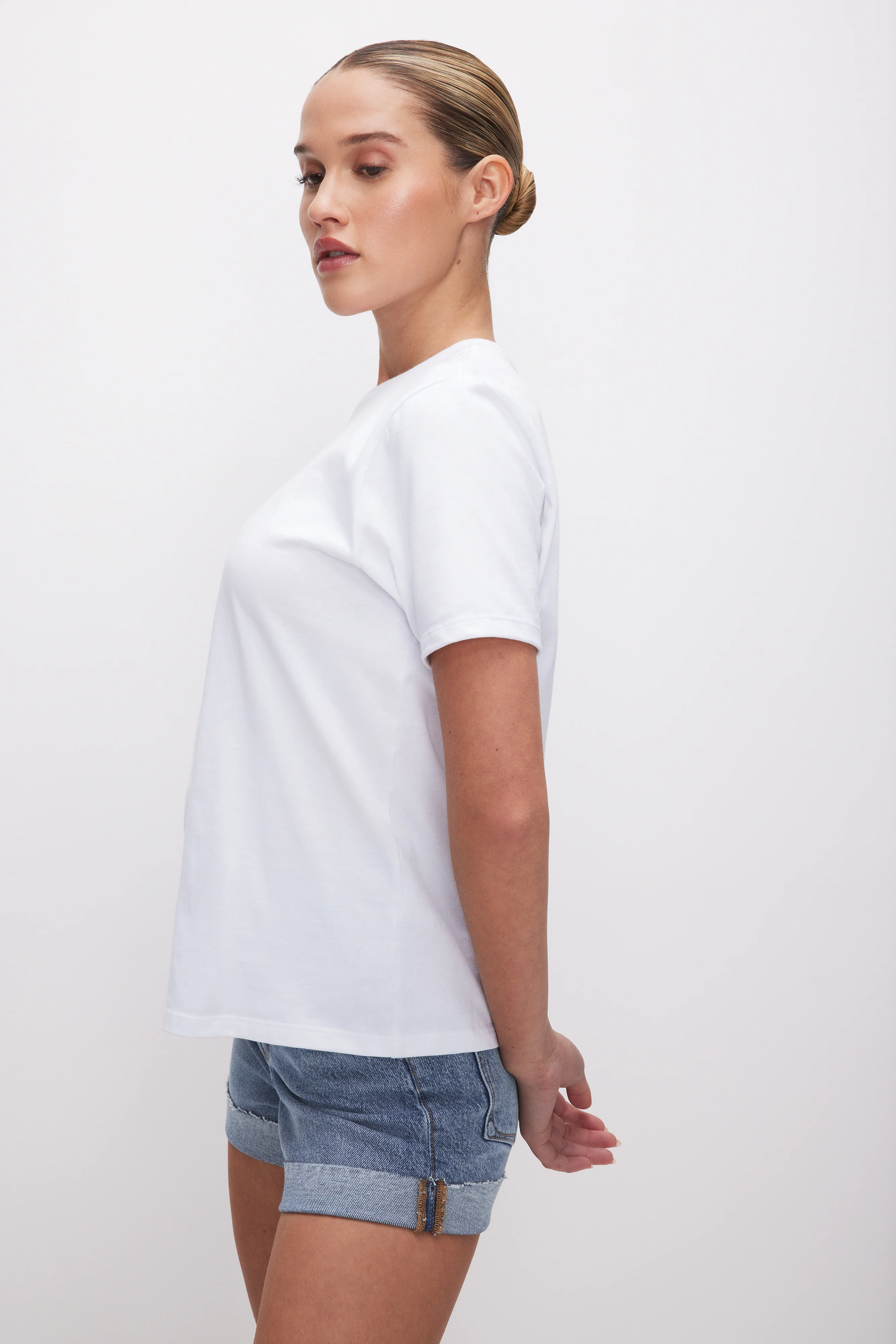 COTTON CLASSIC TEE White001