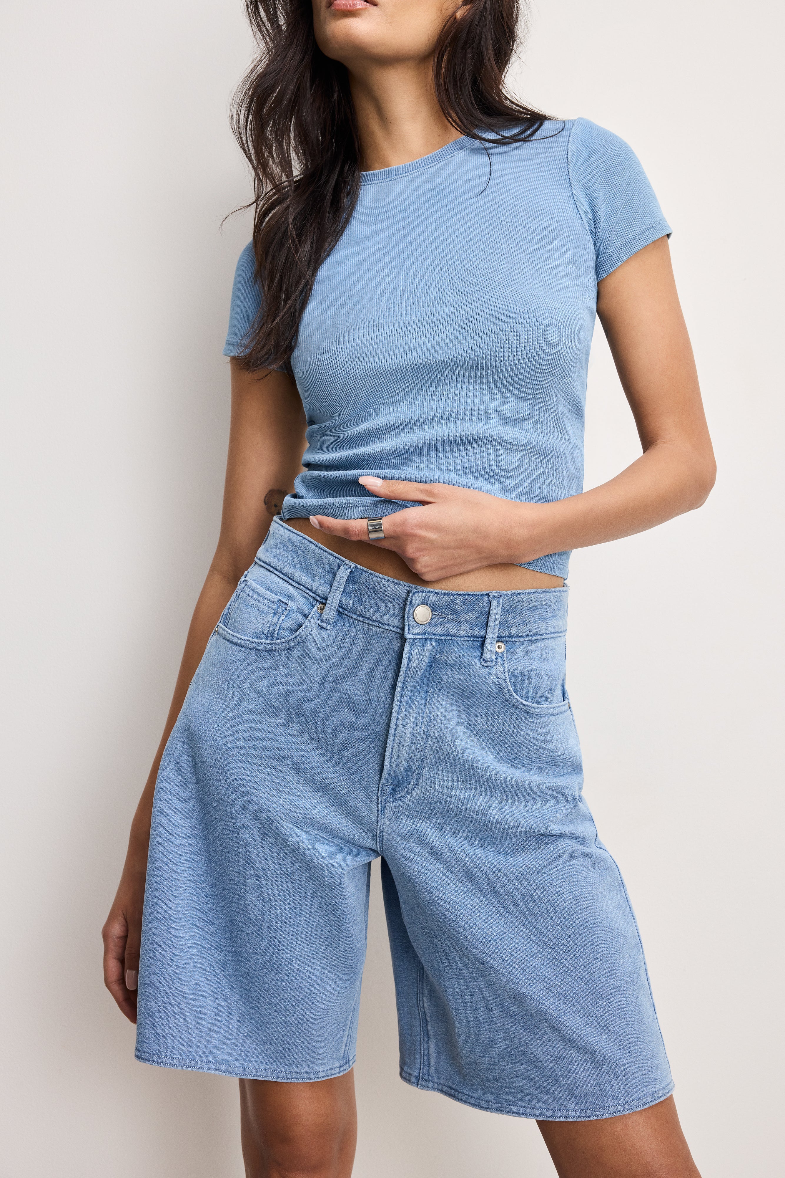 JEANIUS GOOD EASE BERMUDA SHORTS Indigo586 6 JEANIUS GOOD EASE BERMUDA SHORTS Indigo586