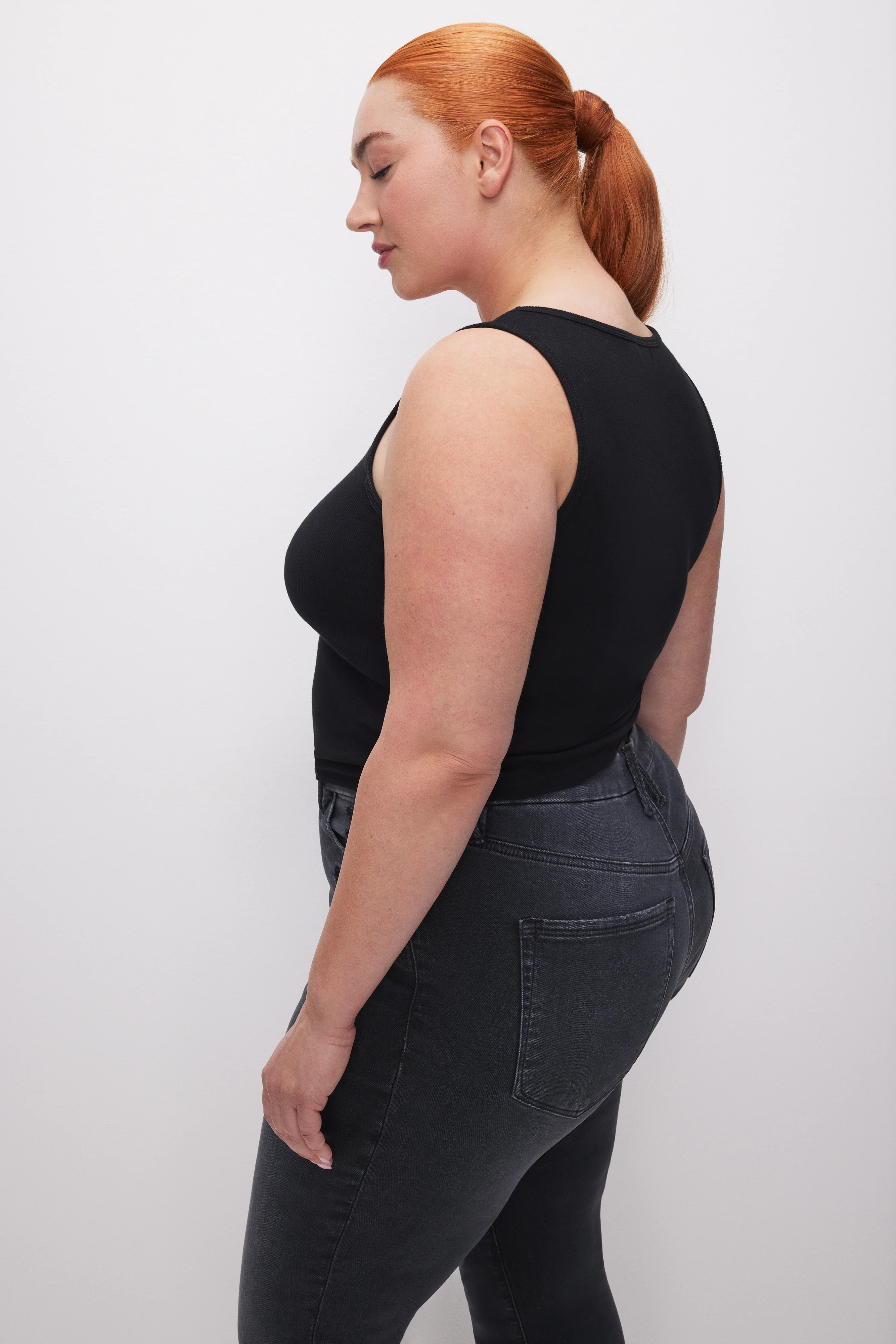 MICRO RIB TANK TOP Black001 5 MICRO RIB TANK TOP Black001