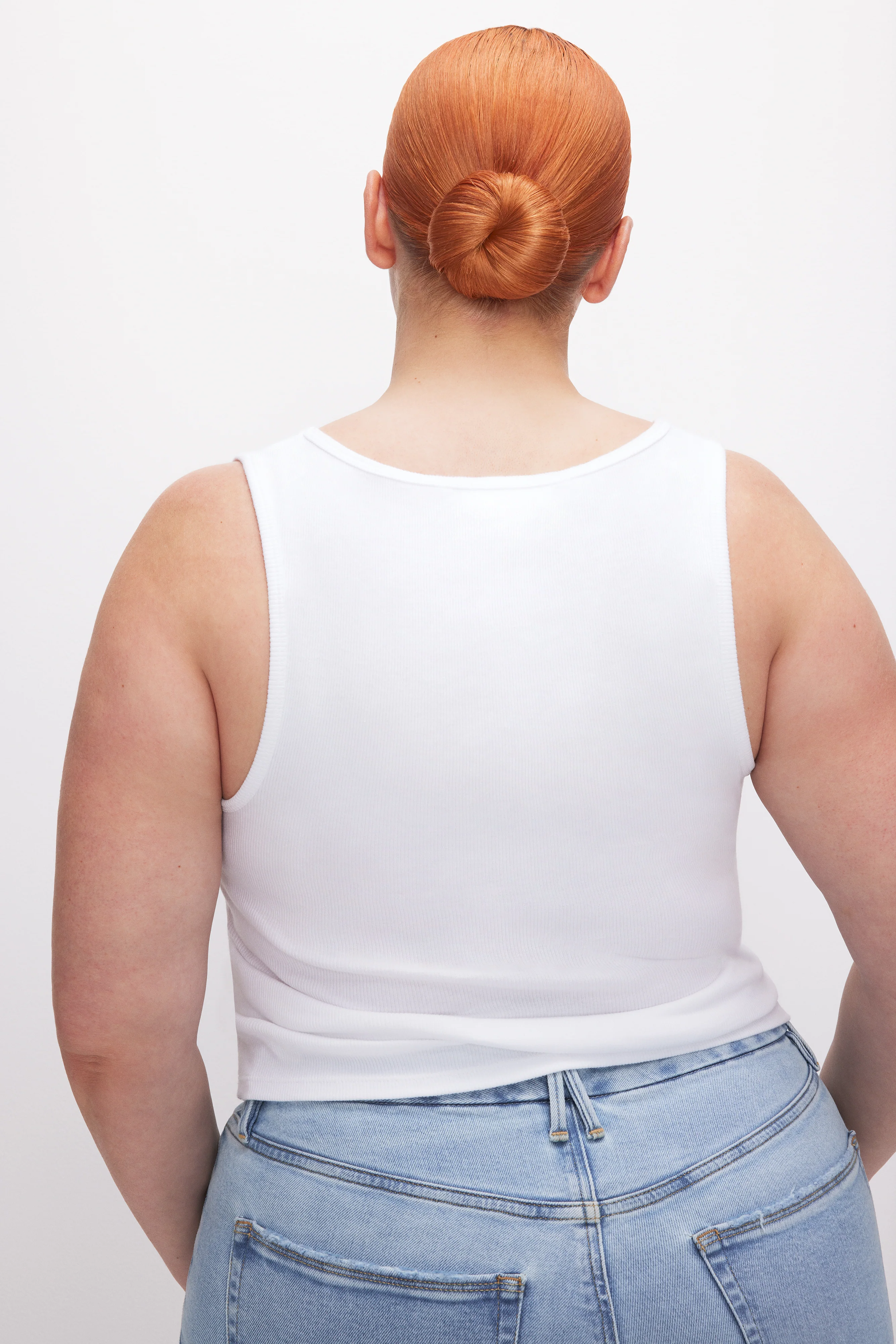 MICRO RIB TANK TOP White001 8 MICRO RIB TANK TOP White001