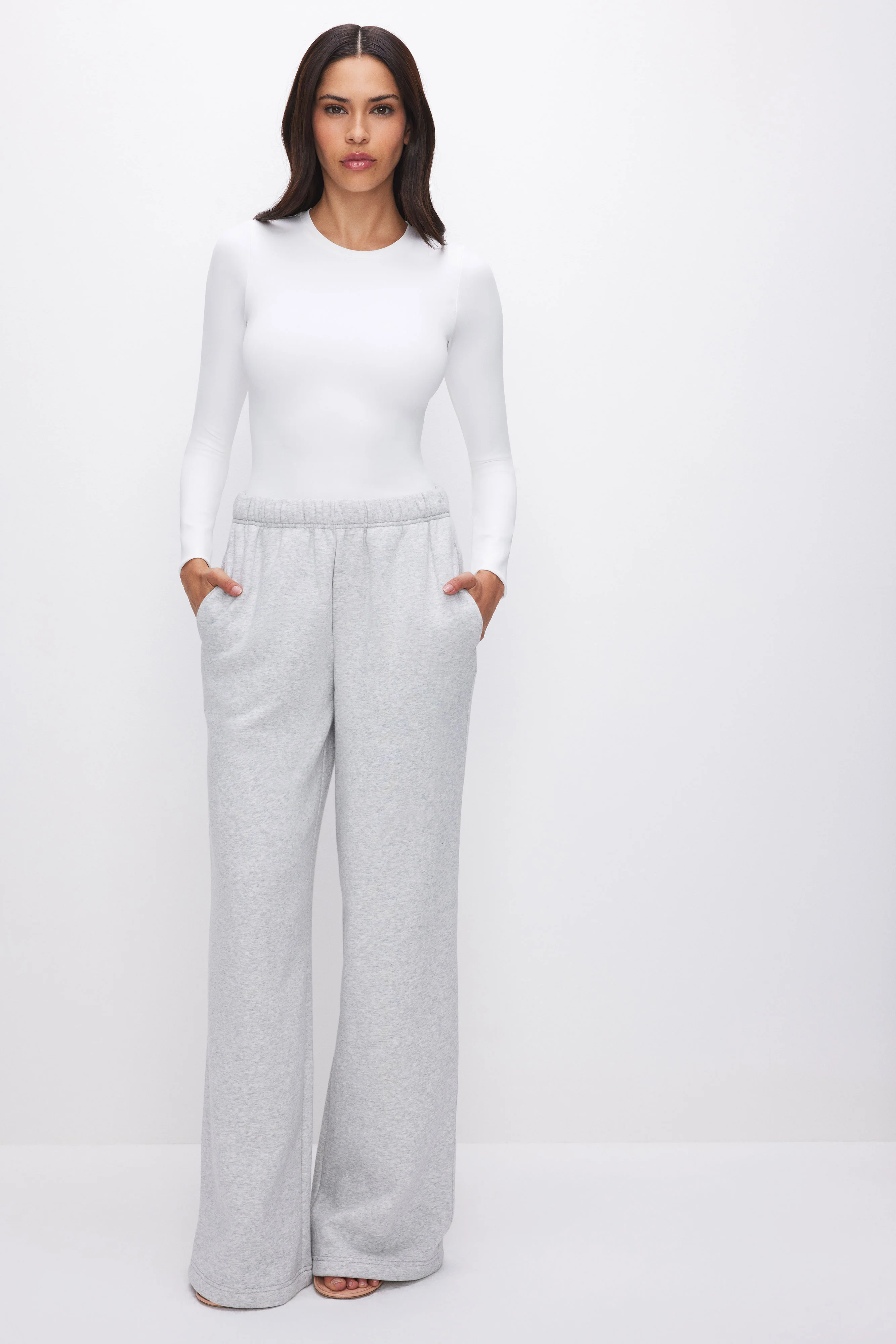 SCULPTING CREWNECK BODYSUIT White001 3 SCULPTING CREWNECK BODYSUIT White001