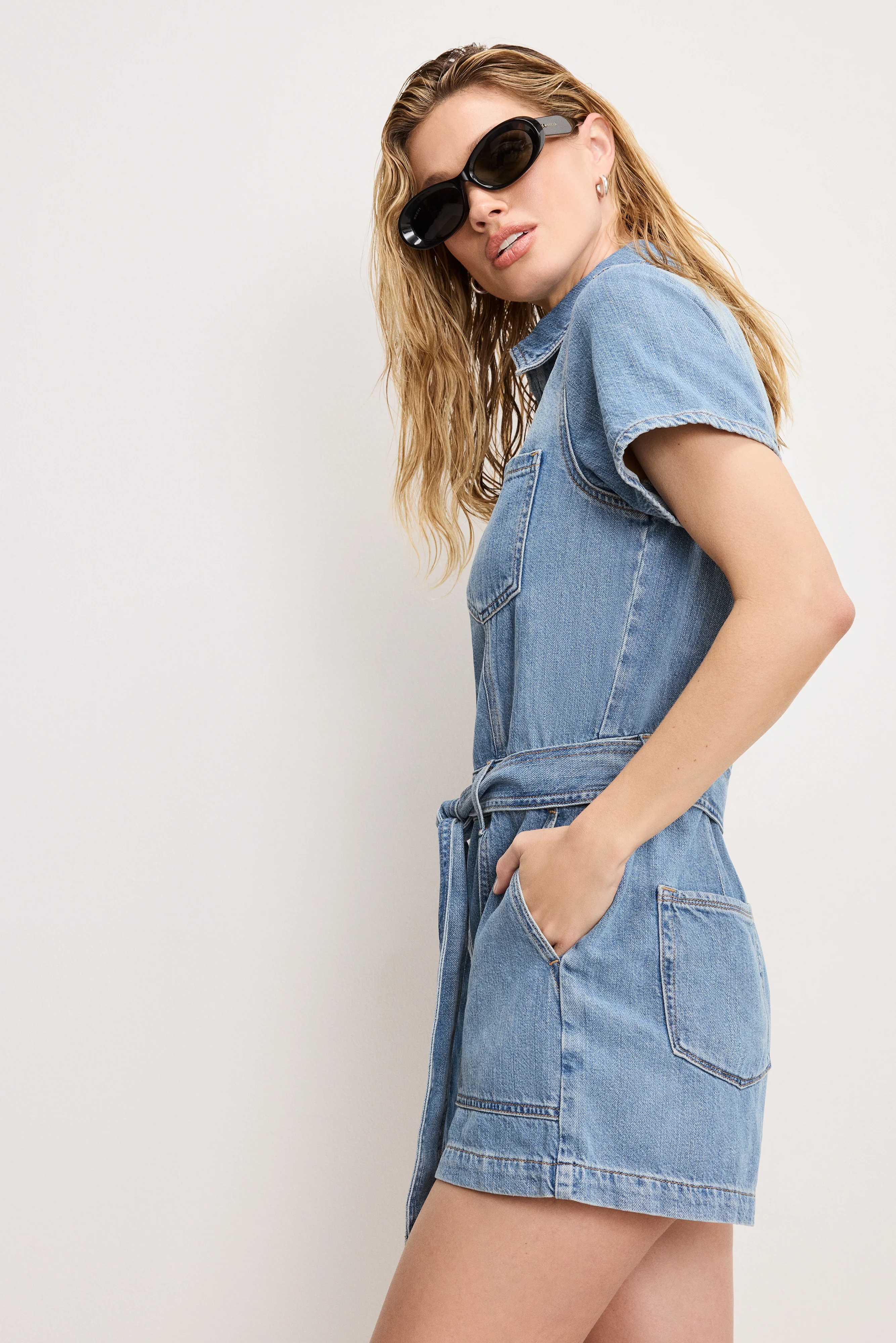 FIT FOR SUCCESS LITE LINEN DENIM SHORTS JUMPSUIT Indigo786 3 FIT FOR SUCCESS LITE LINEN DENIM SHORTS JUMPSUIT Indigo786