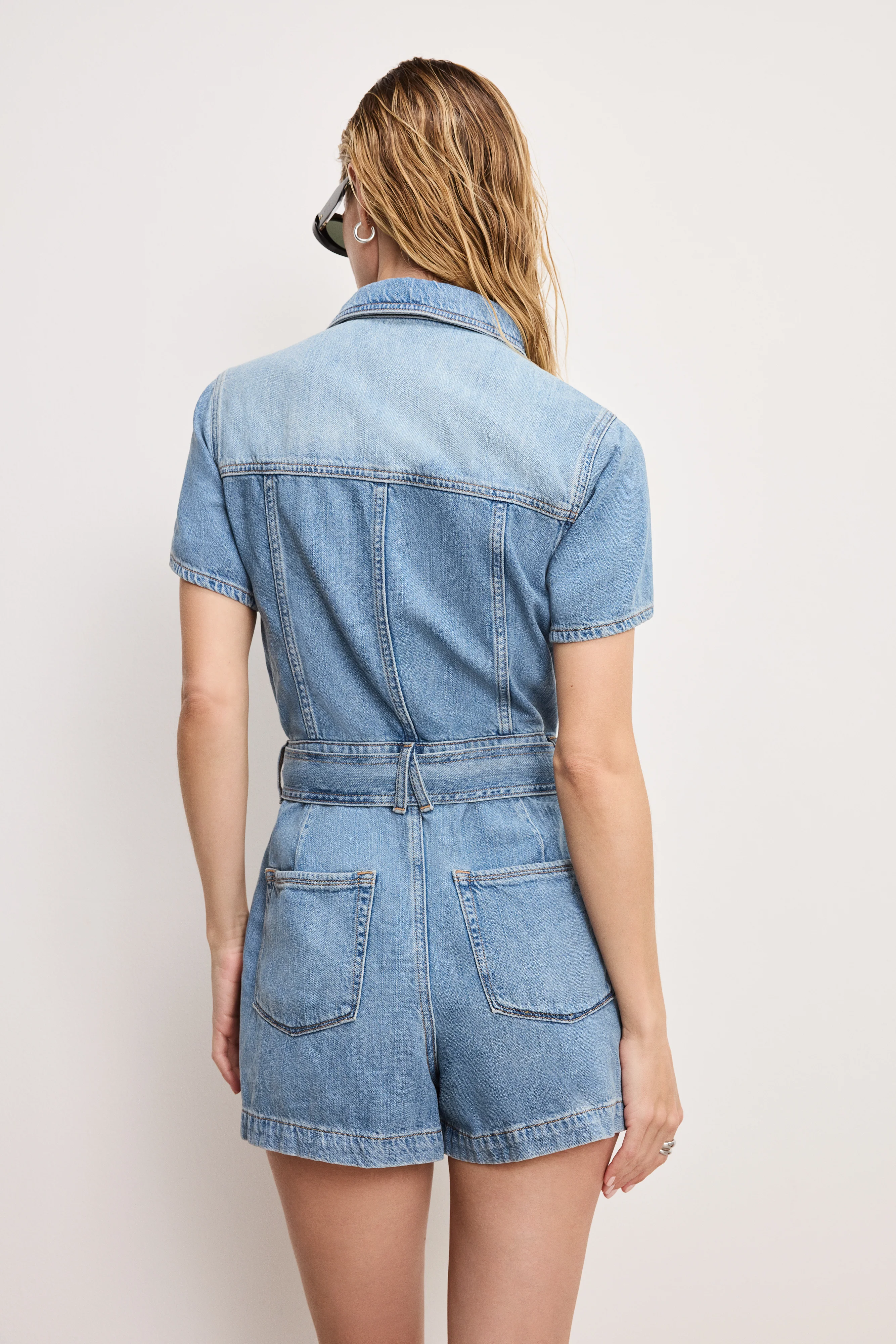 FIT FOR SUCCESS LITE LINEN DENIM SHORTS JUMPSUIT Indigo786 4 FIT FOR SUCCESS LITE LINEN DENIM SHORTS JUMPSUIT Indigo786