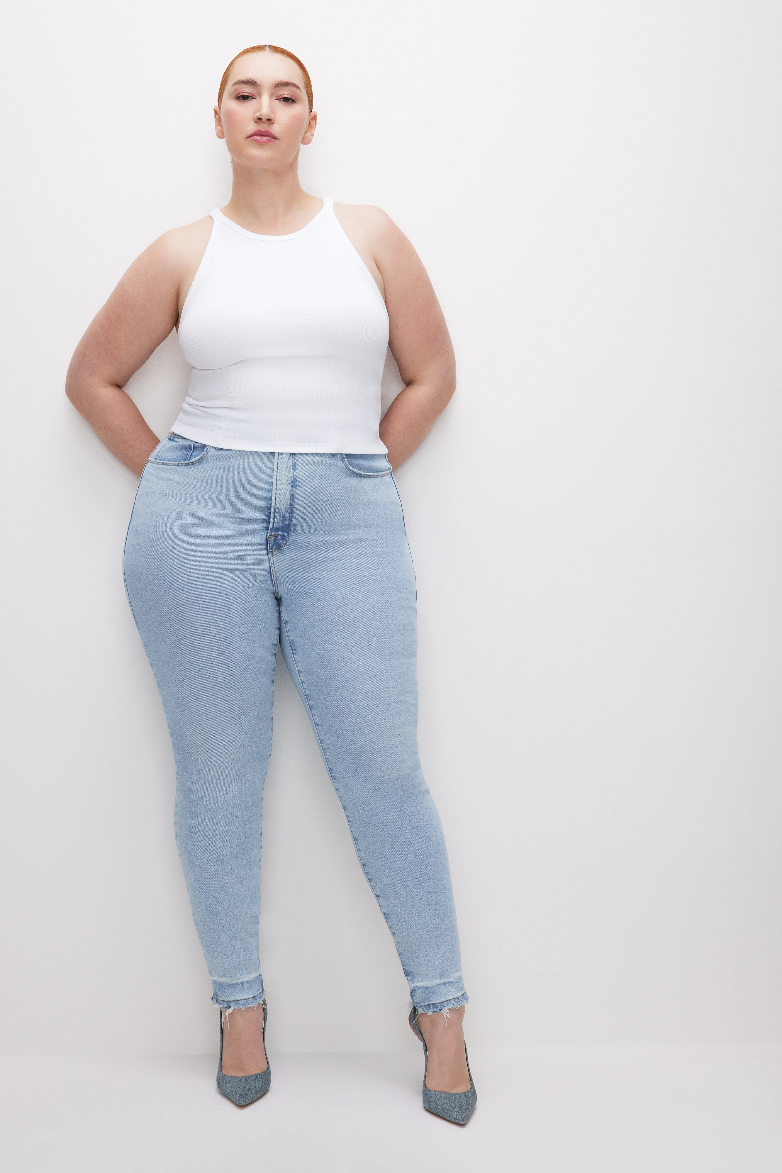 MICRO RIB CREWNECK TANK White001 8 MICRO RIB CREWNECK TANK White001