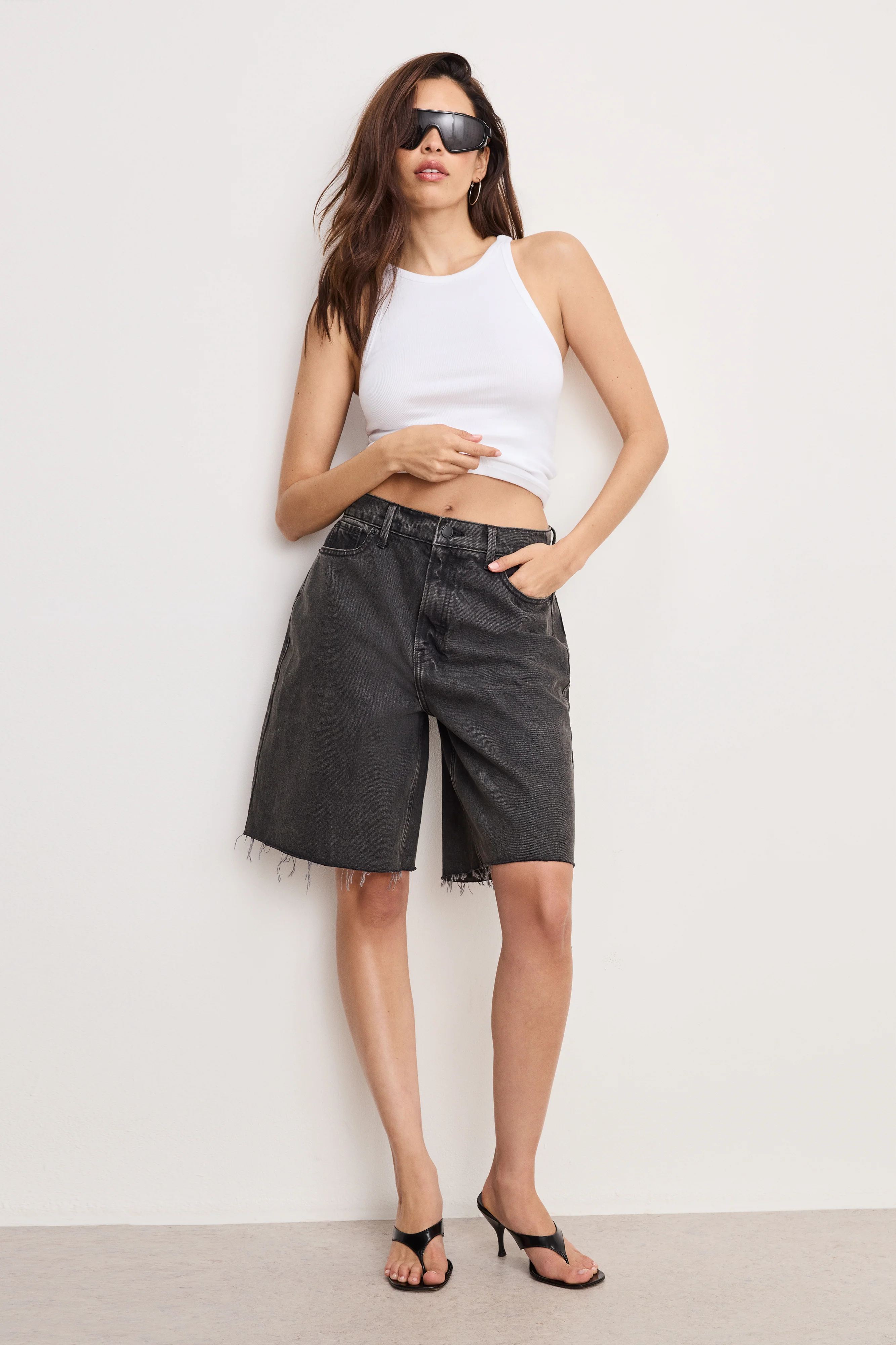 GOOD EXTREME BARREL SHORTS Black398