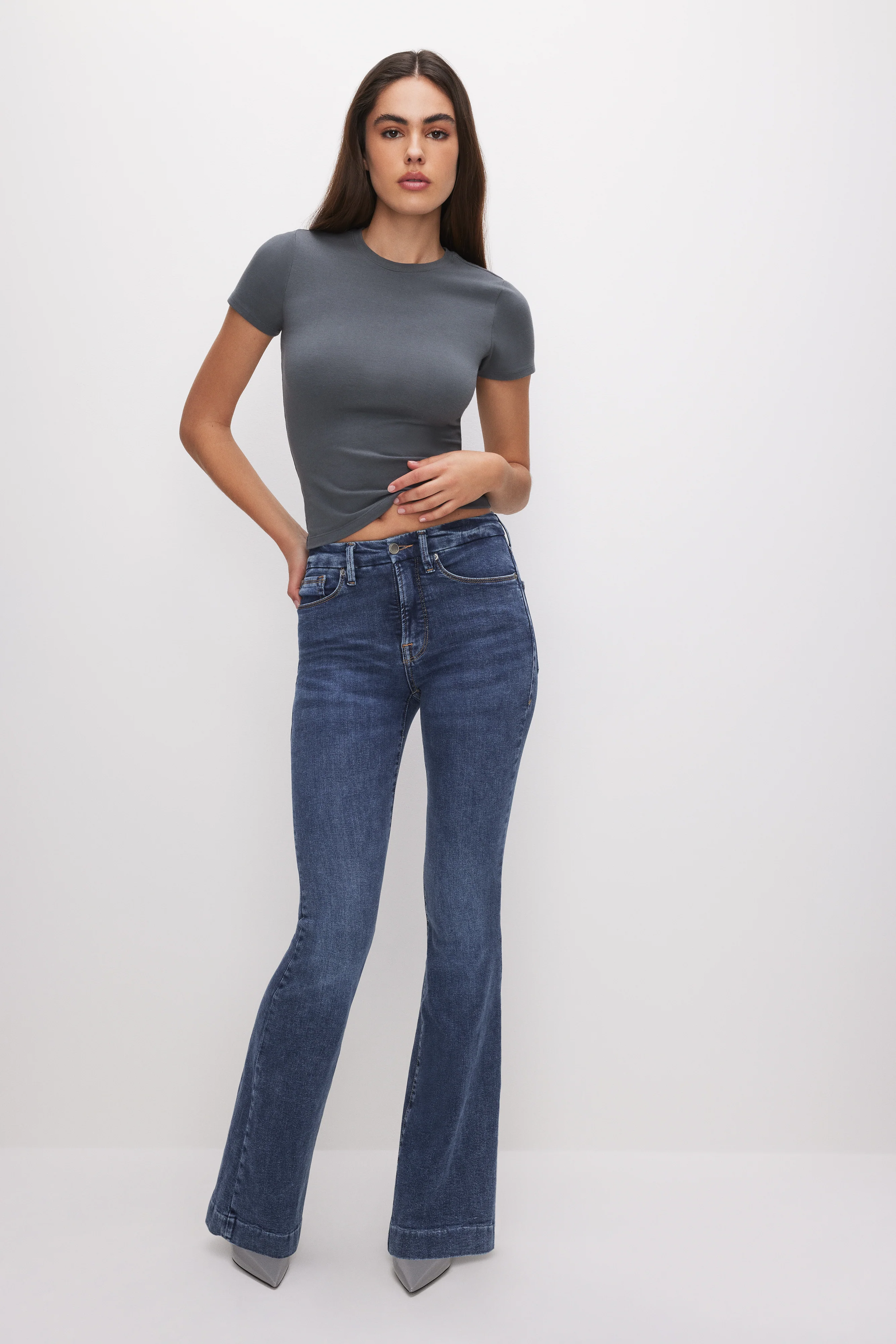 SUPER STRETCH BABY TEE Carbon003 3 SUPER STRETCH BABY TEE Carbon003