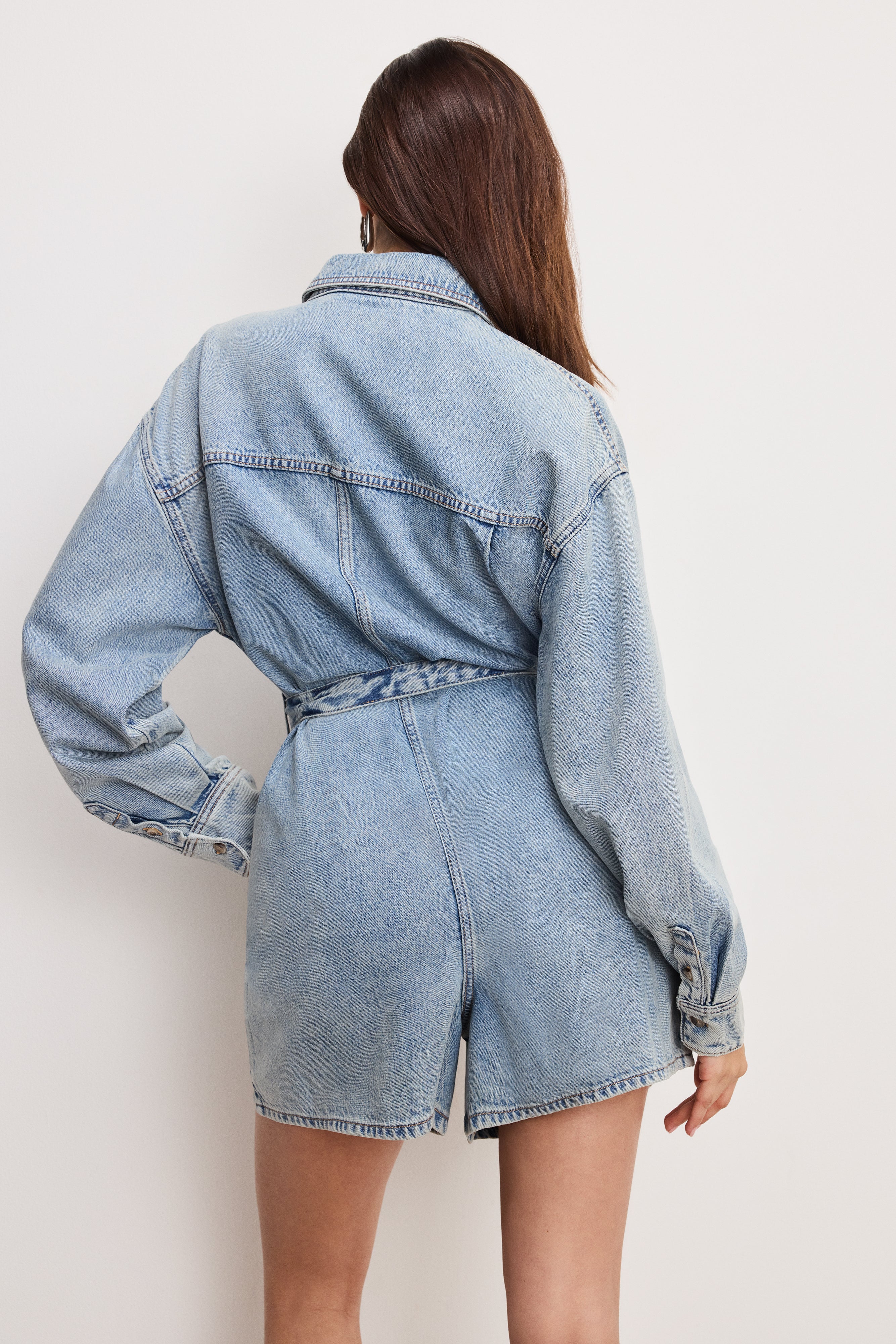 WEIGHTLESS DENIM ROMPER Indigo793