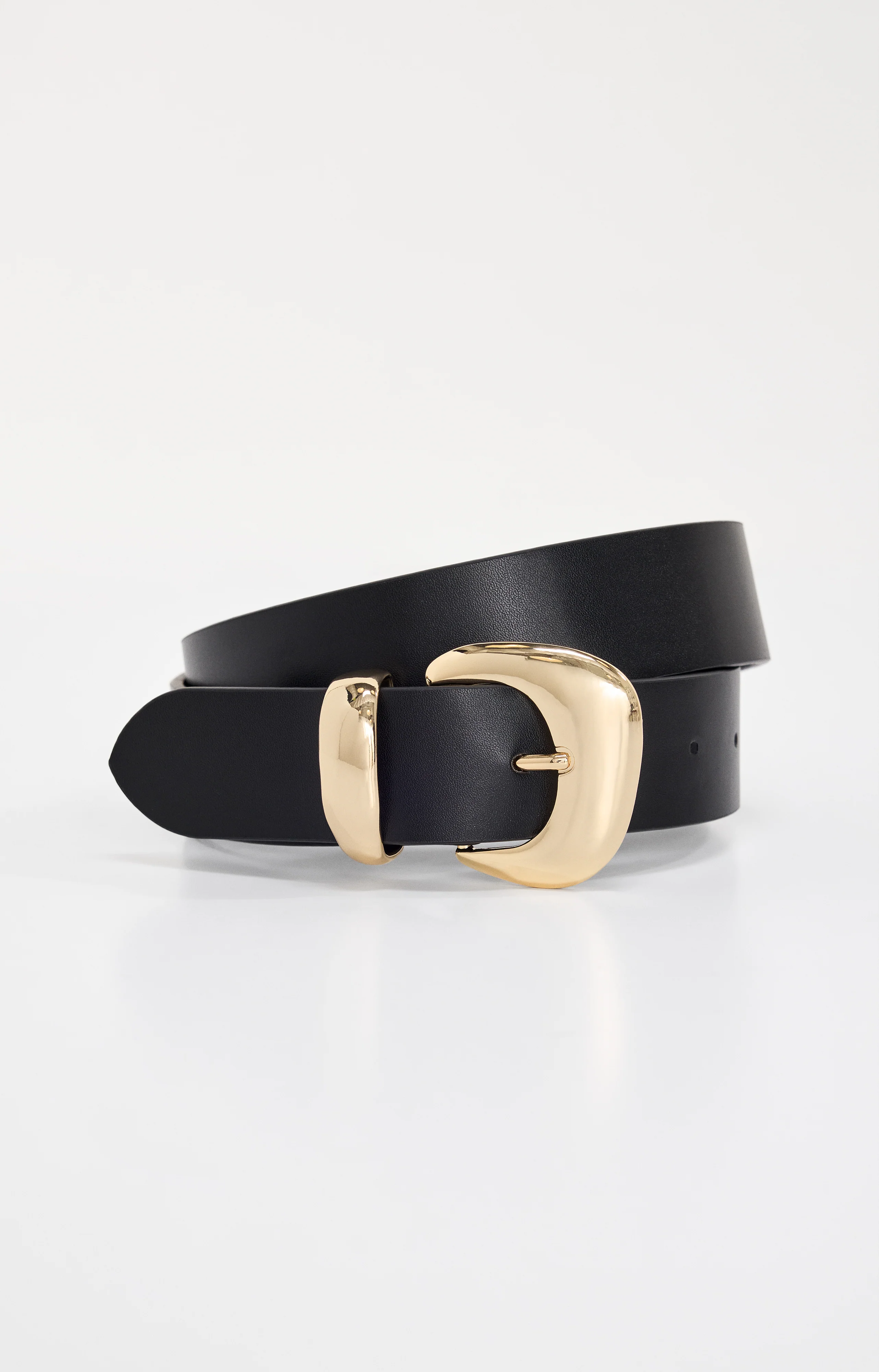 CLASSIC BOLD BUCKLE BELT Black001