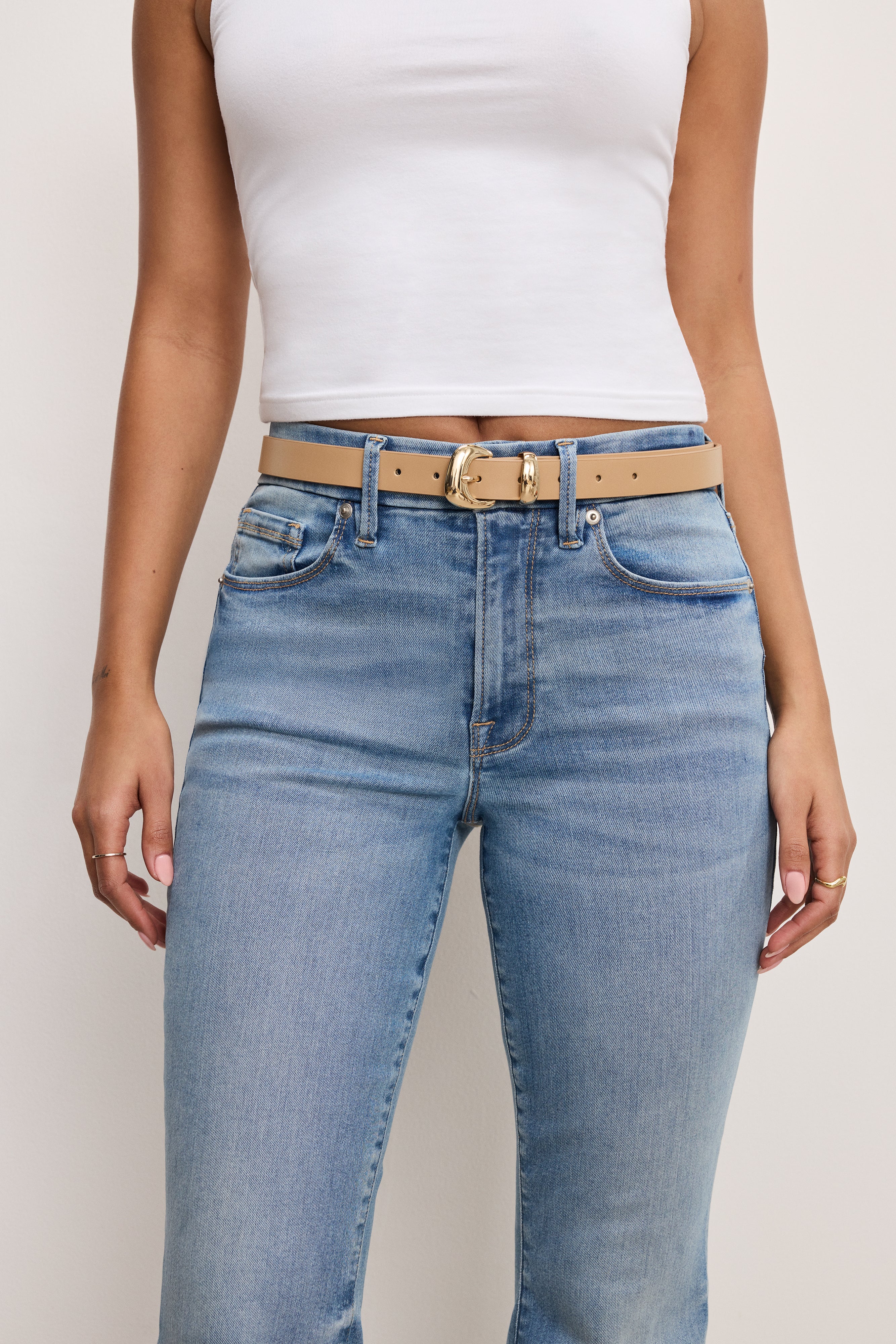 SKINNY BOLD BUCKLE BELT Tan002 3 SKINNY BOLD BUCKLE BELT Tan002