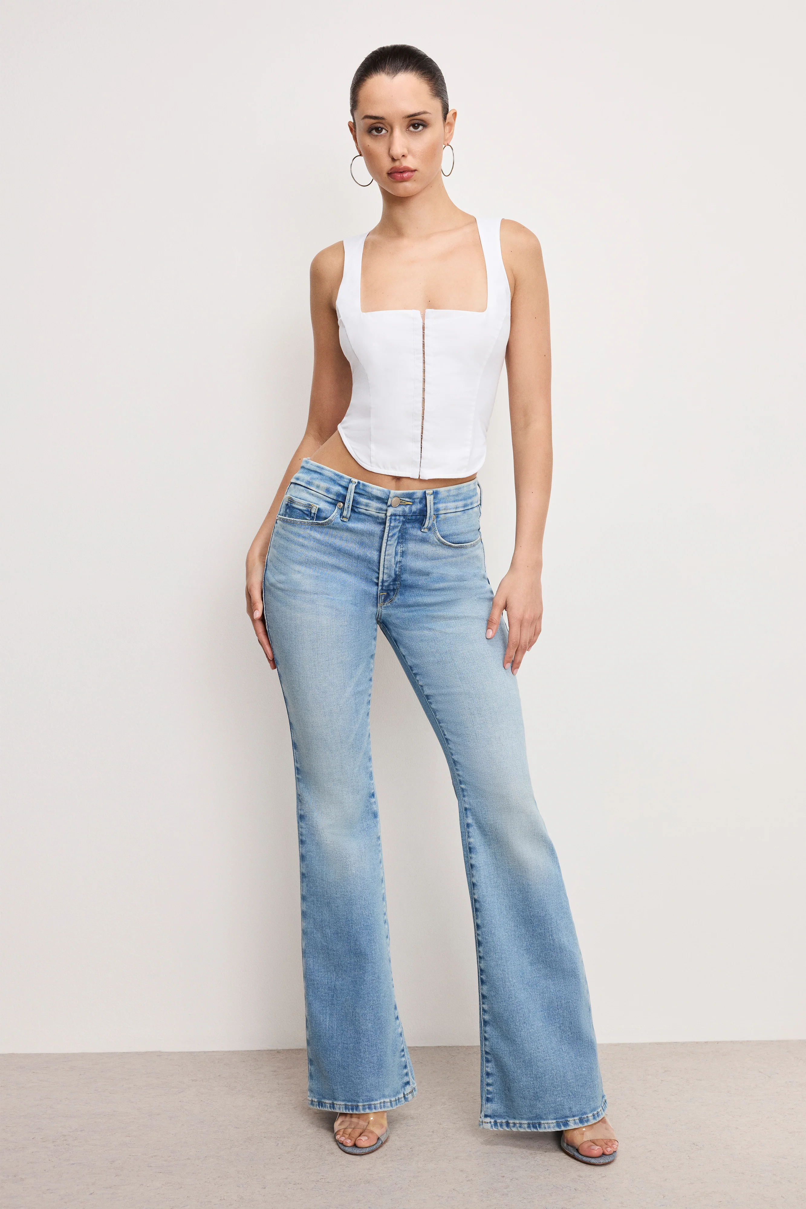 DOLLY POPLIN BUSTIER White001