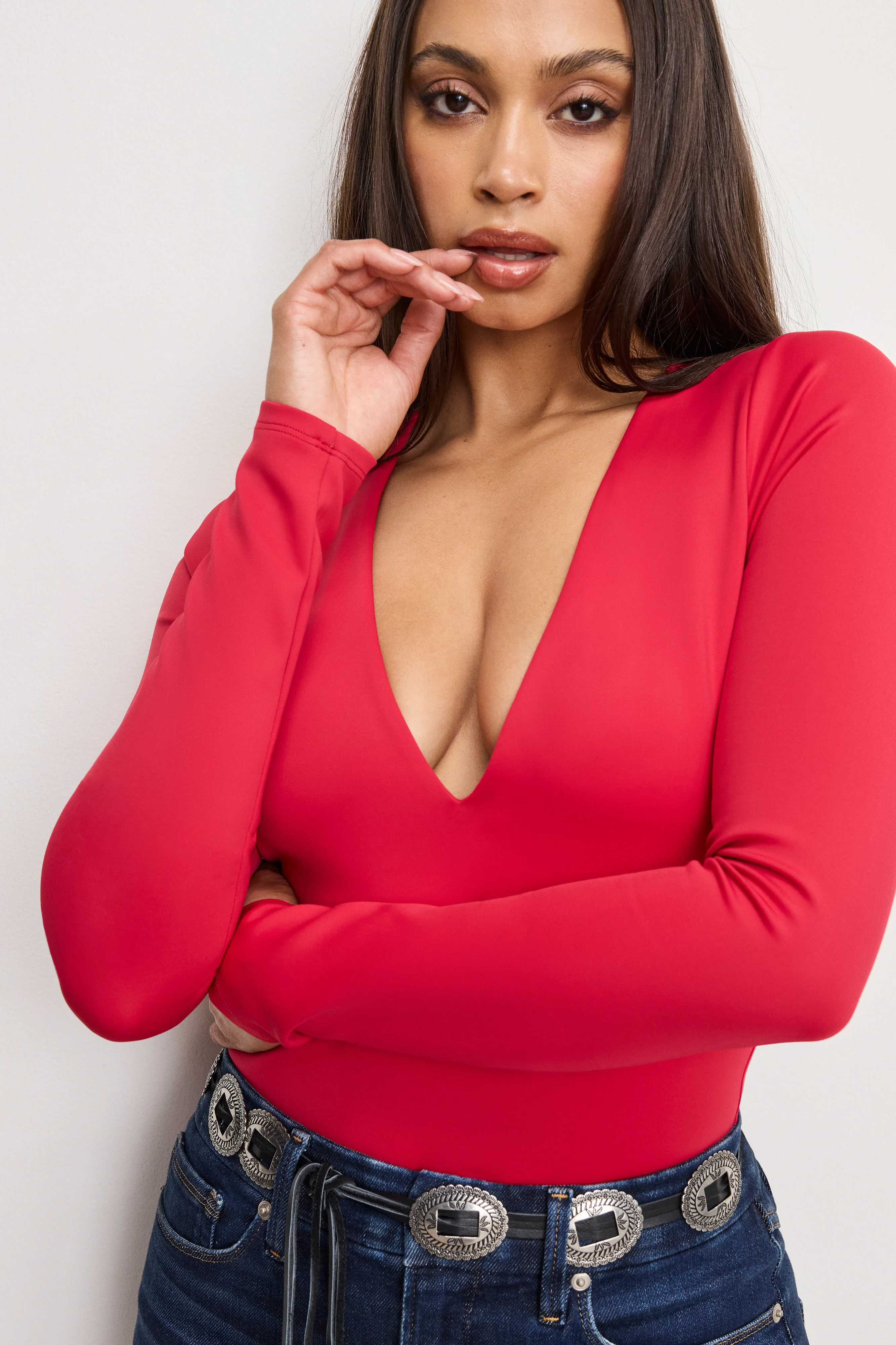 DOLLY SCULPTING BODYSUIT Crimson 4 DOLLY SCULPTING BODYSUIT Crimson