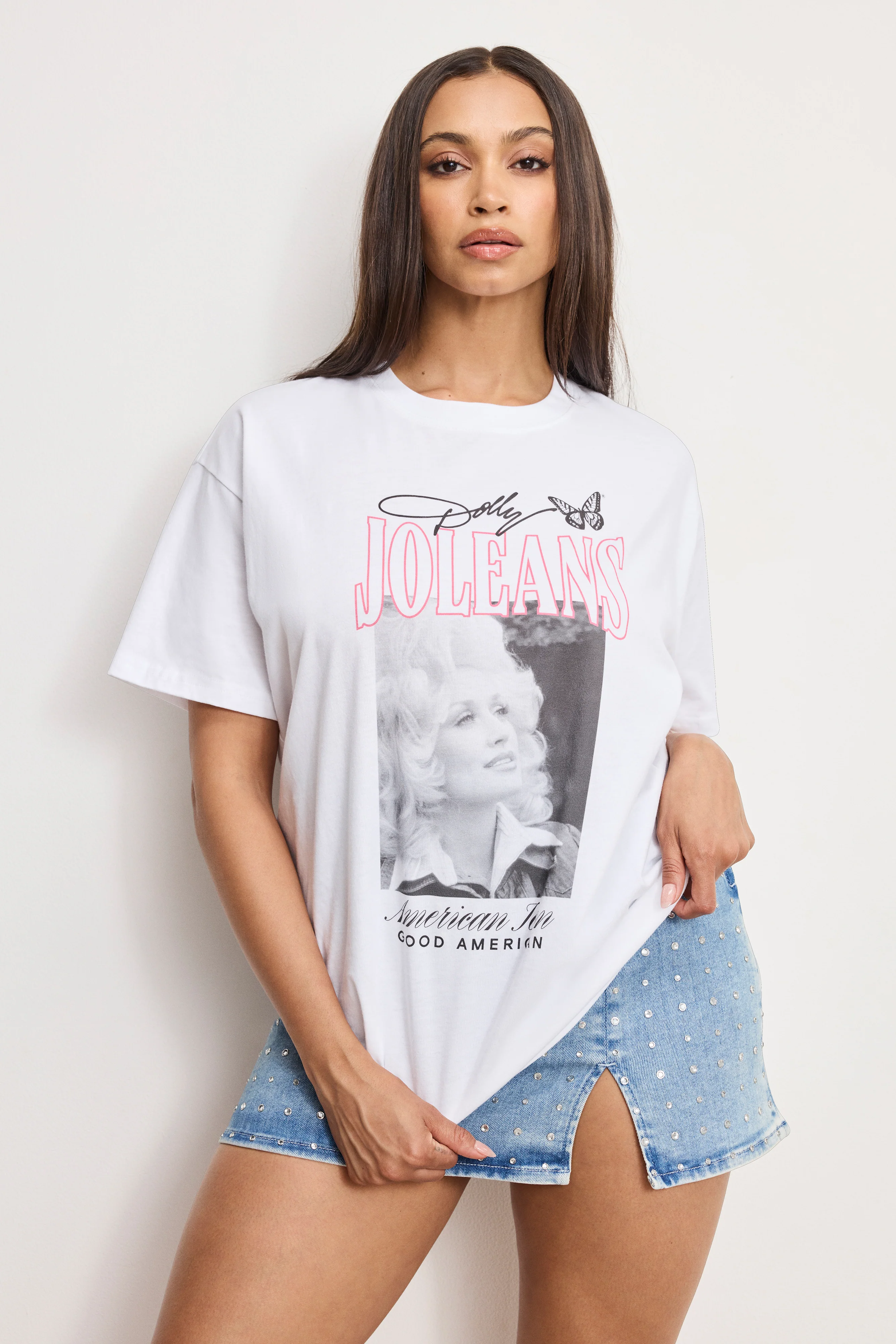 DOLLY OVERSIZED CONCERT TEE White001