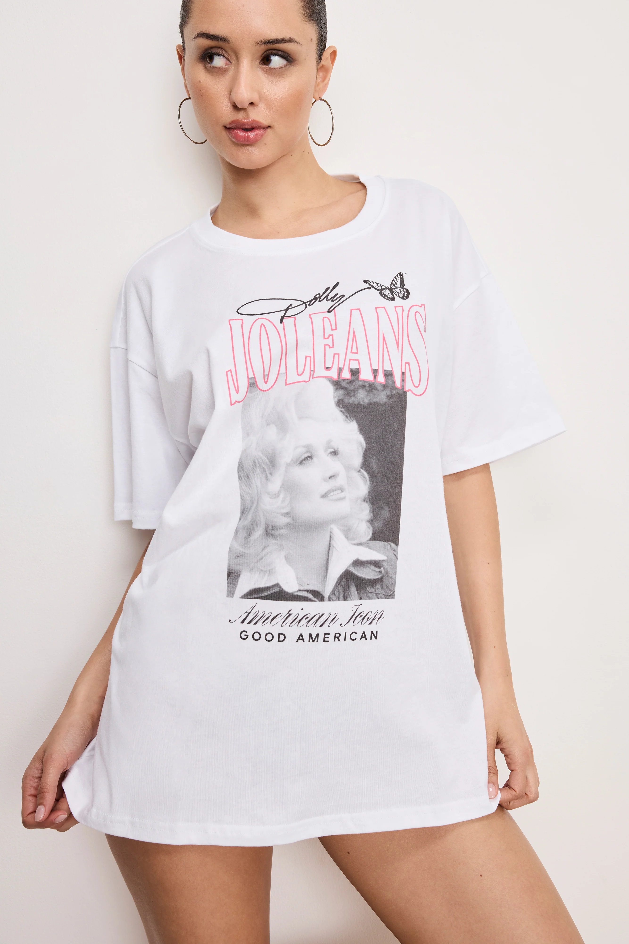 DOLLY OVERSIZED CONCERT TEE White001 10 DOLLY OVERSIZED CONCERT TEE White001