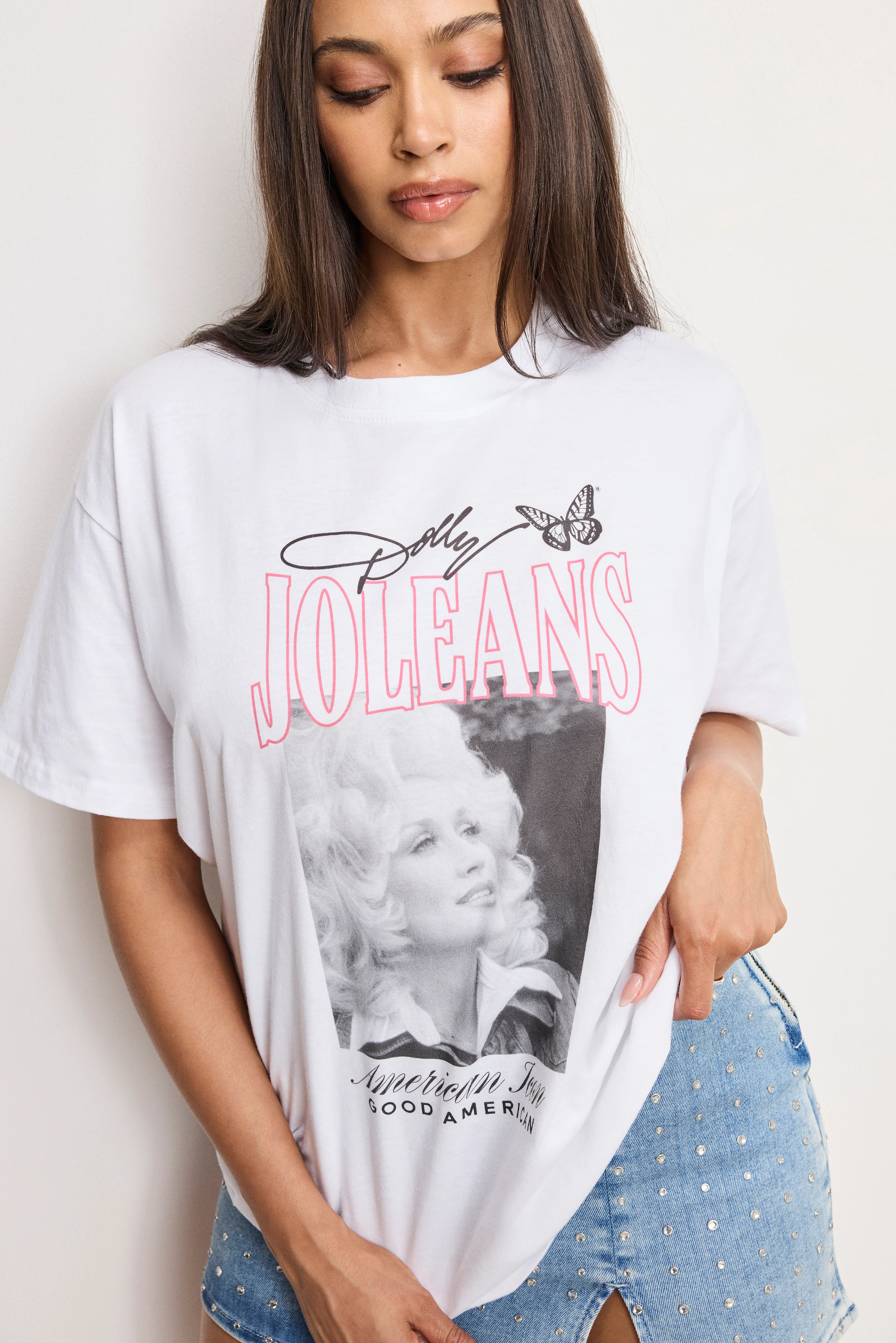 DOLLY OVERSIZED CONCERT TEE White001