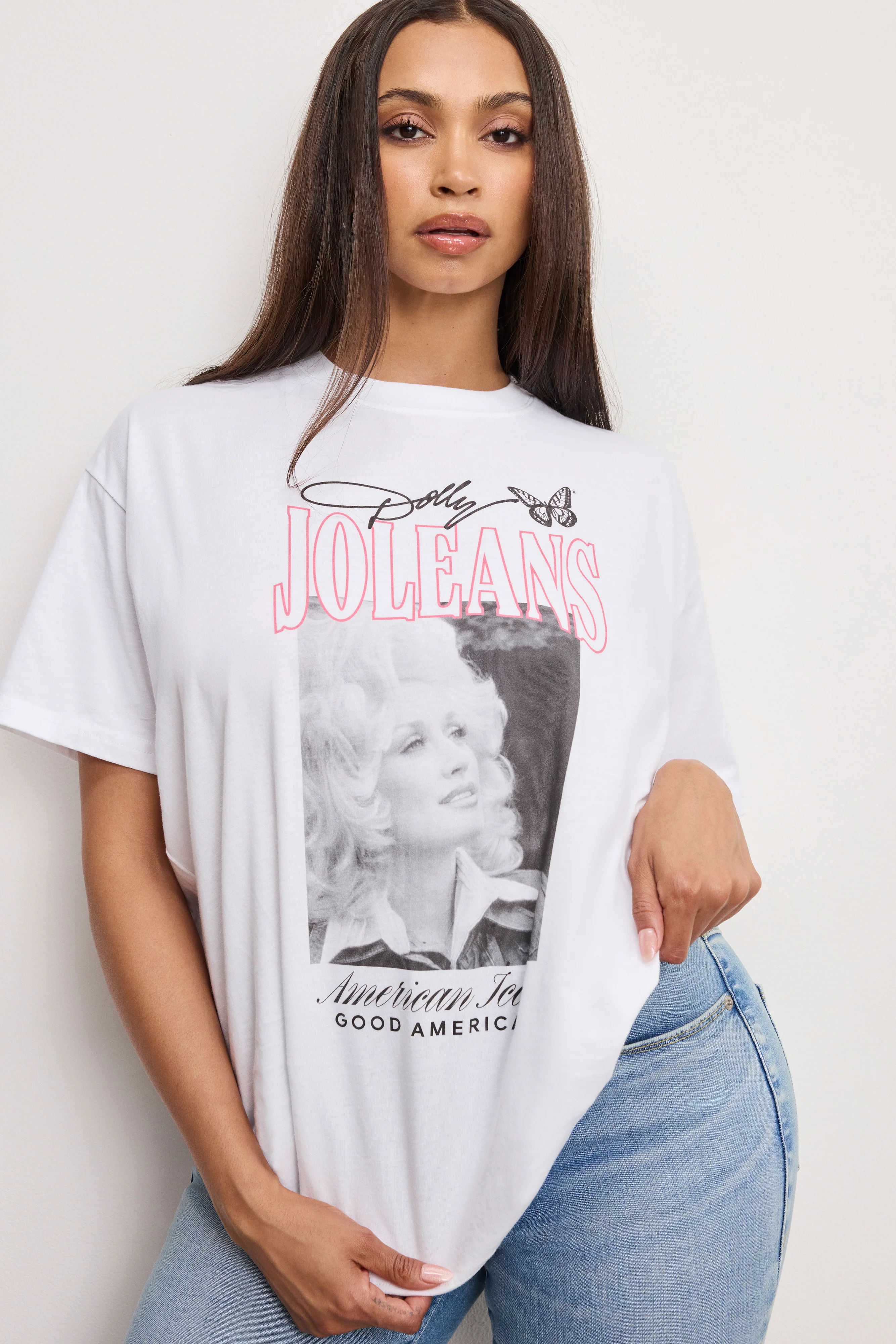 DOLLY OVERSIZED CONCERT TEE White001 7 DOLLY OVERSIZED CONCERT TEE White001