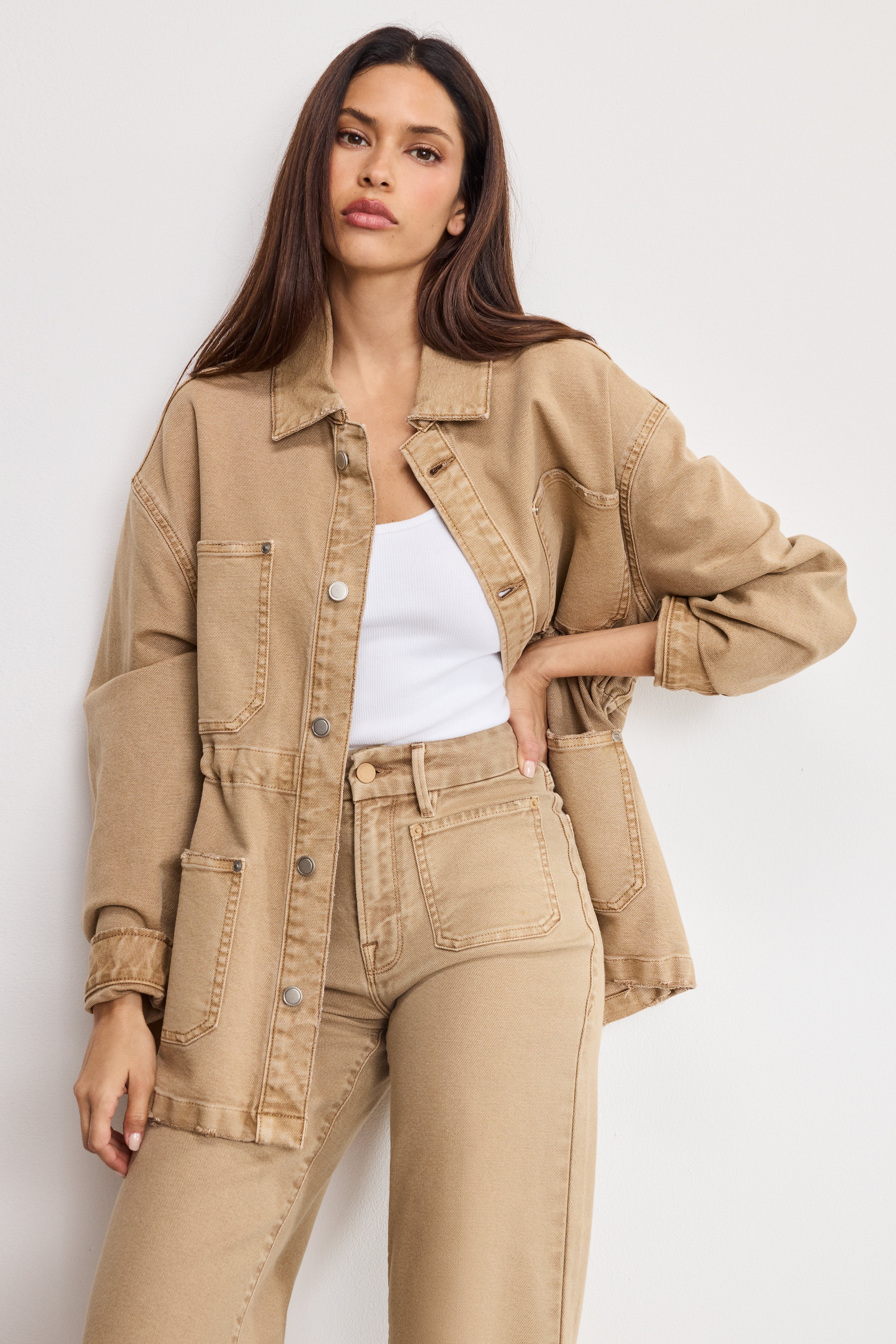 CANVAS JACKET Good khaki001 5 CANVAS JACKET Good khaki001