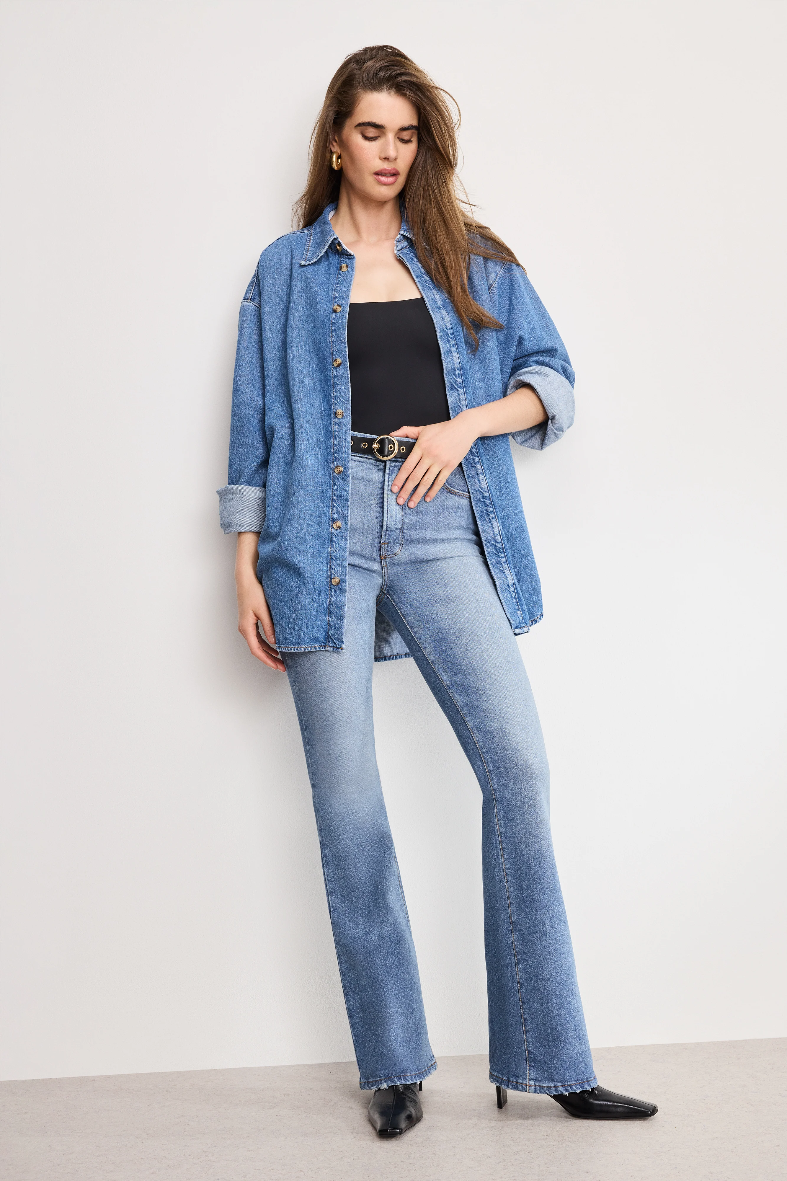 OVERSIZED DENIM SHIRT Indigo1024 3 OVERSIZED DENIM SHIRT Indigo1024