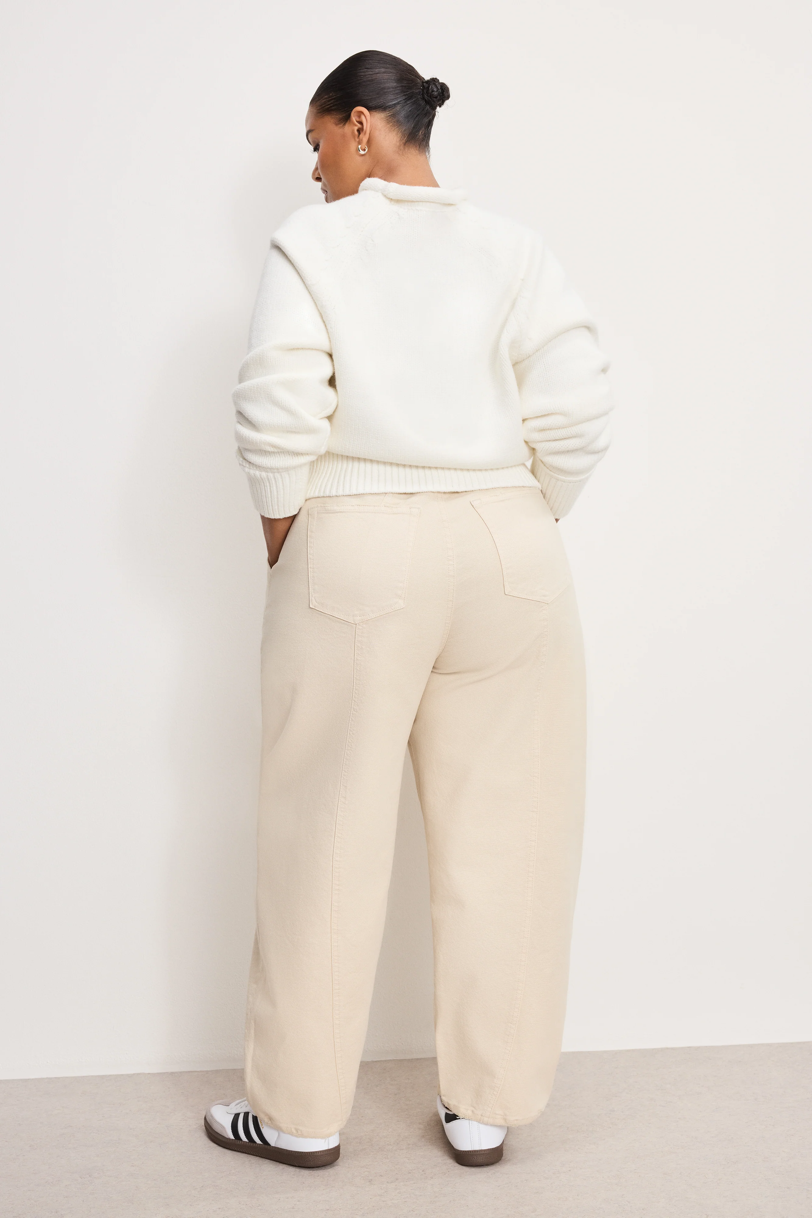 CROPPED BARREL PANTS Canvas 12 CROPPED BARREL PANTS Canvas