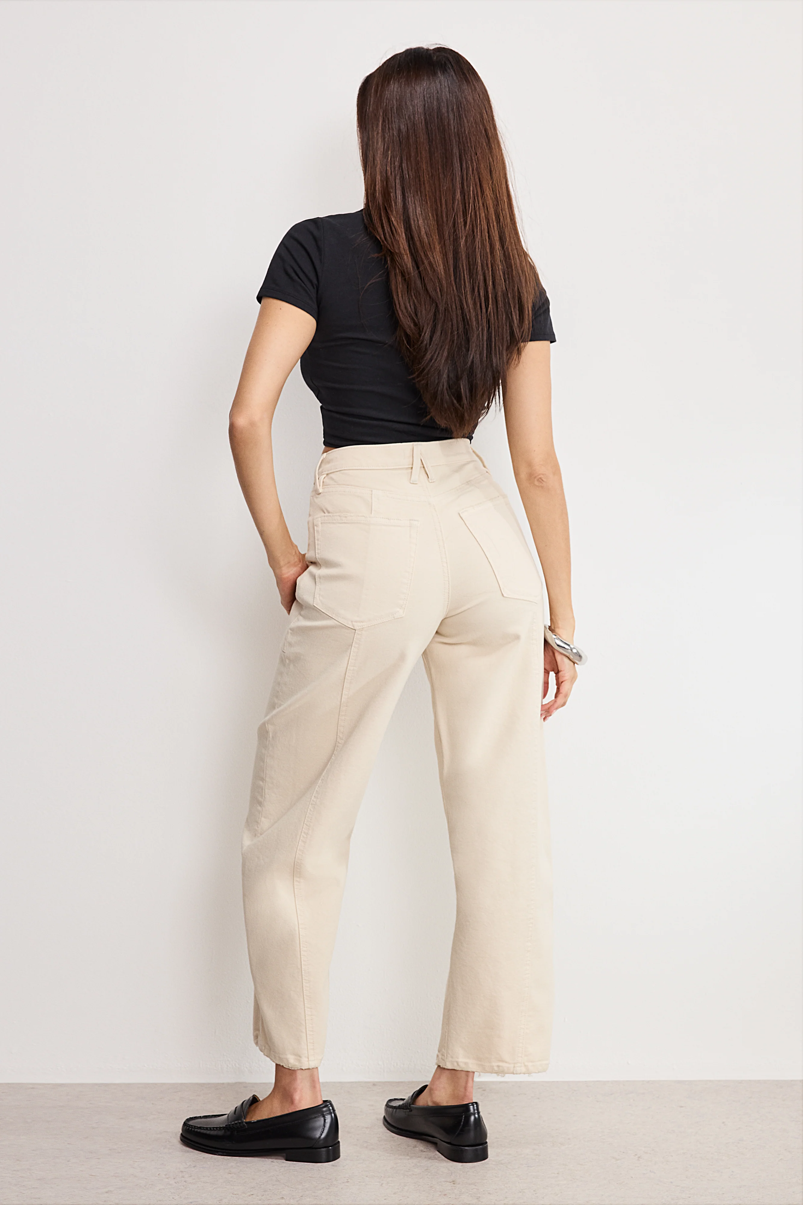CROPPED BARREL PANTS Canvas 6 CROPPED BARREL PANTS Canvas