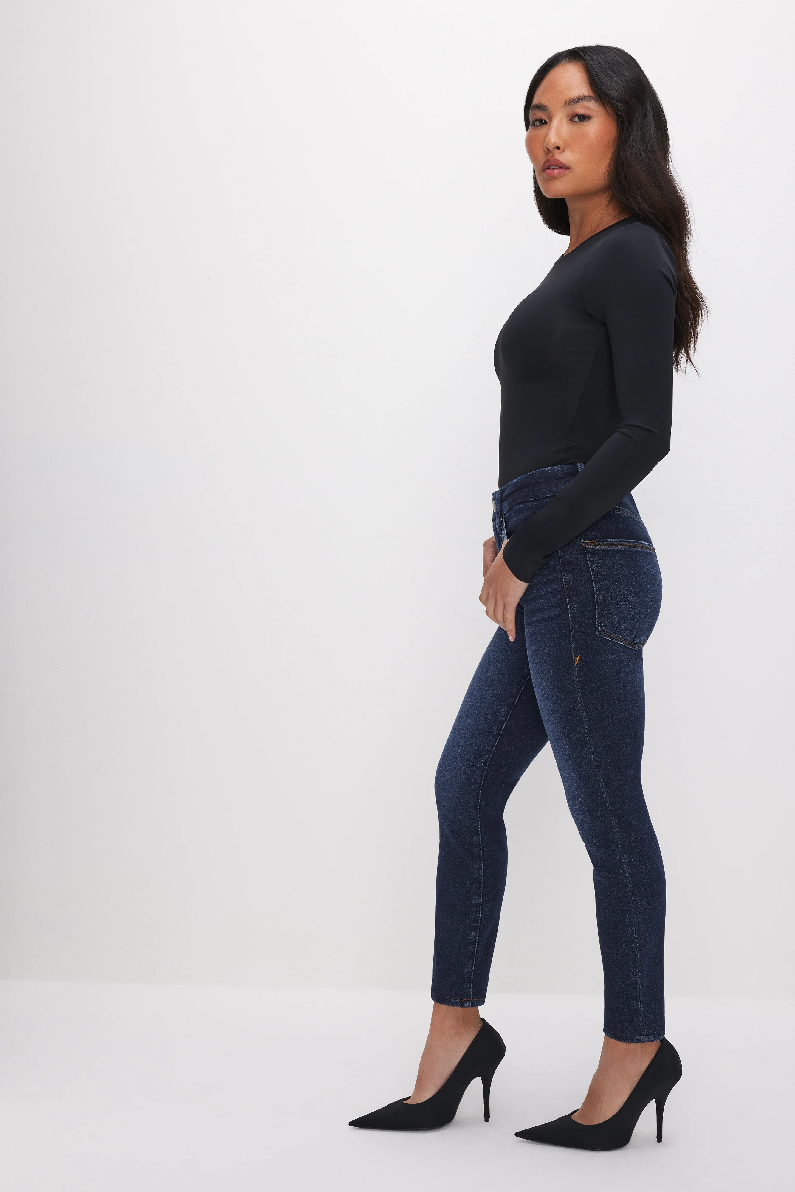 GOOD PETITE SKINNY JEANS Blue866 4 GOOD PETITE SKINNY JEANS Blue866