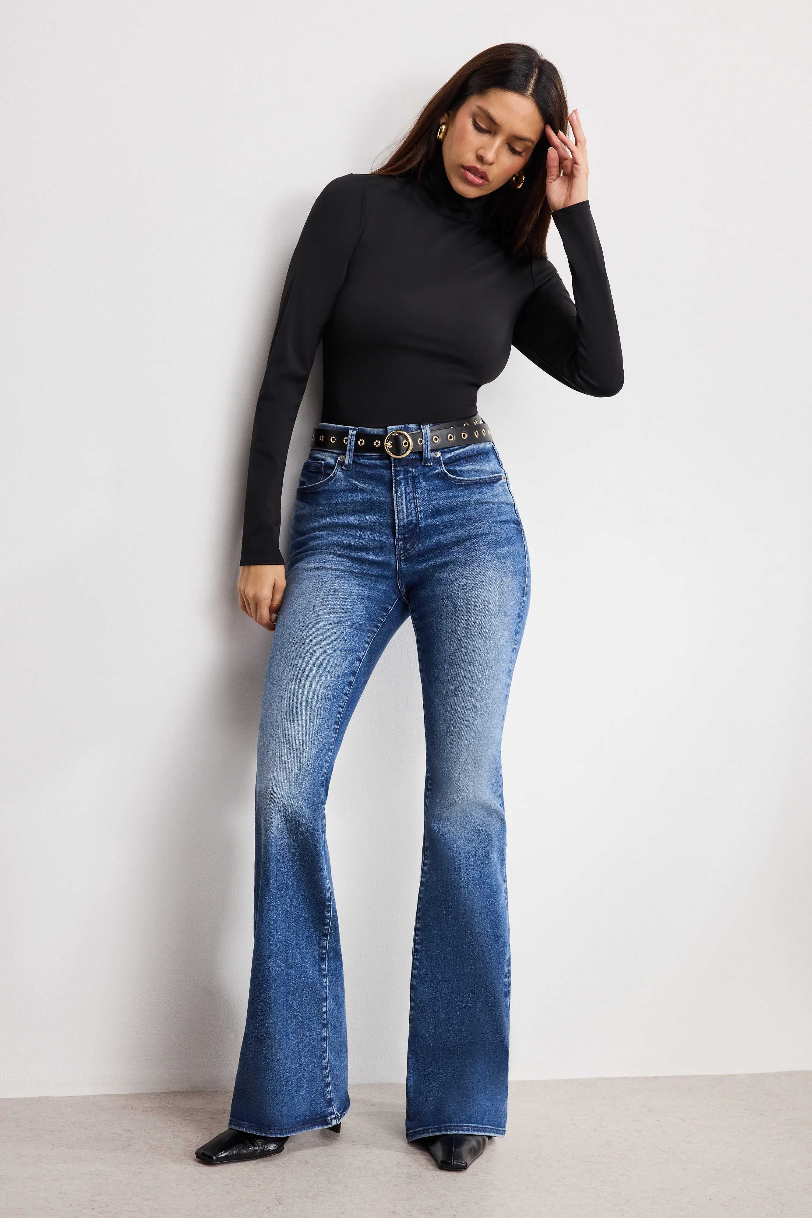 ALWAYS FITS GOOD LEGS FLARE JEANS Indigo1071 4 ALWAYS FITS GOOD LEGS FLARE JEANS Indigo1071