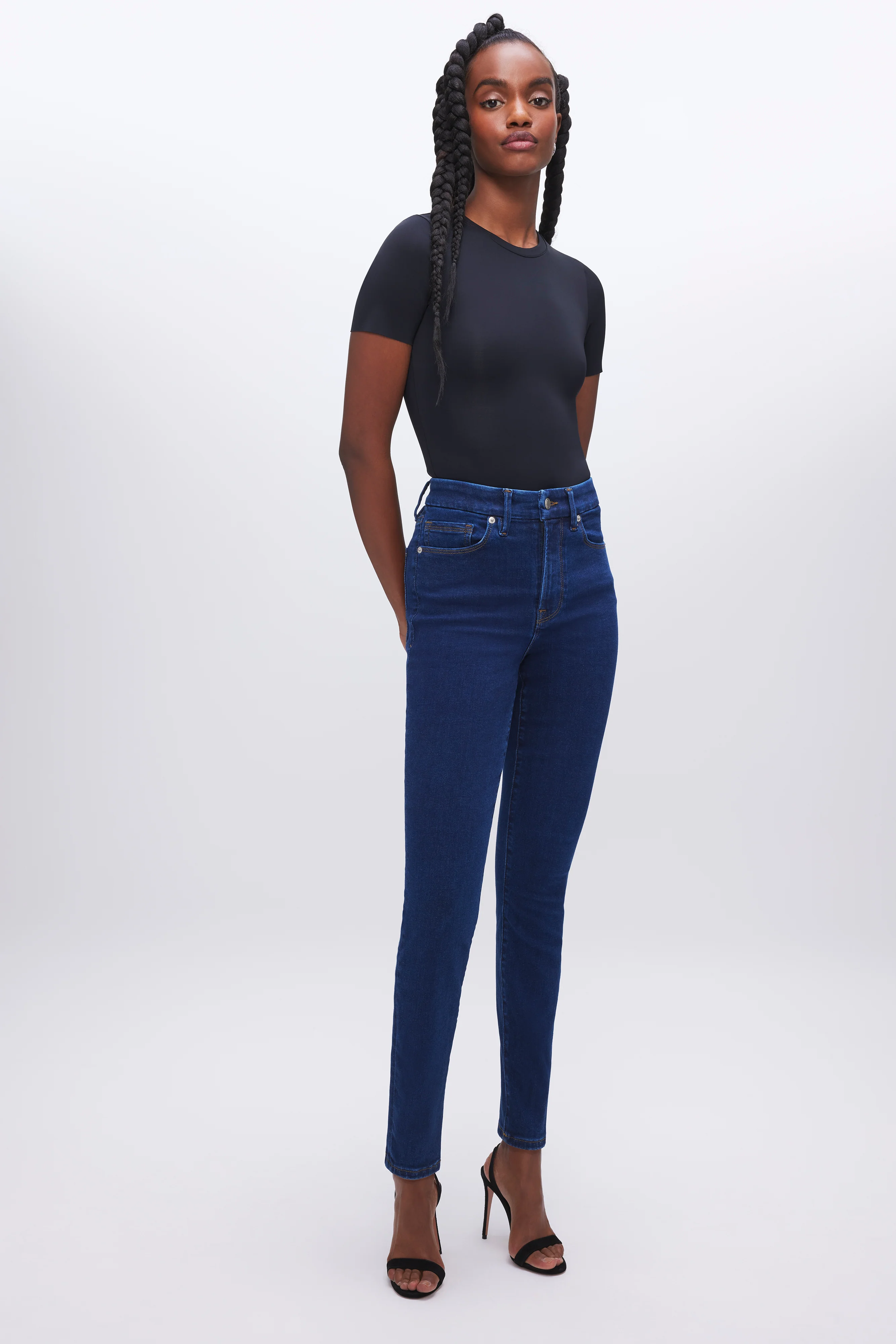 ALWAYS FITS GOOD WAIST SKINNY JEANS Blue821