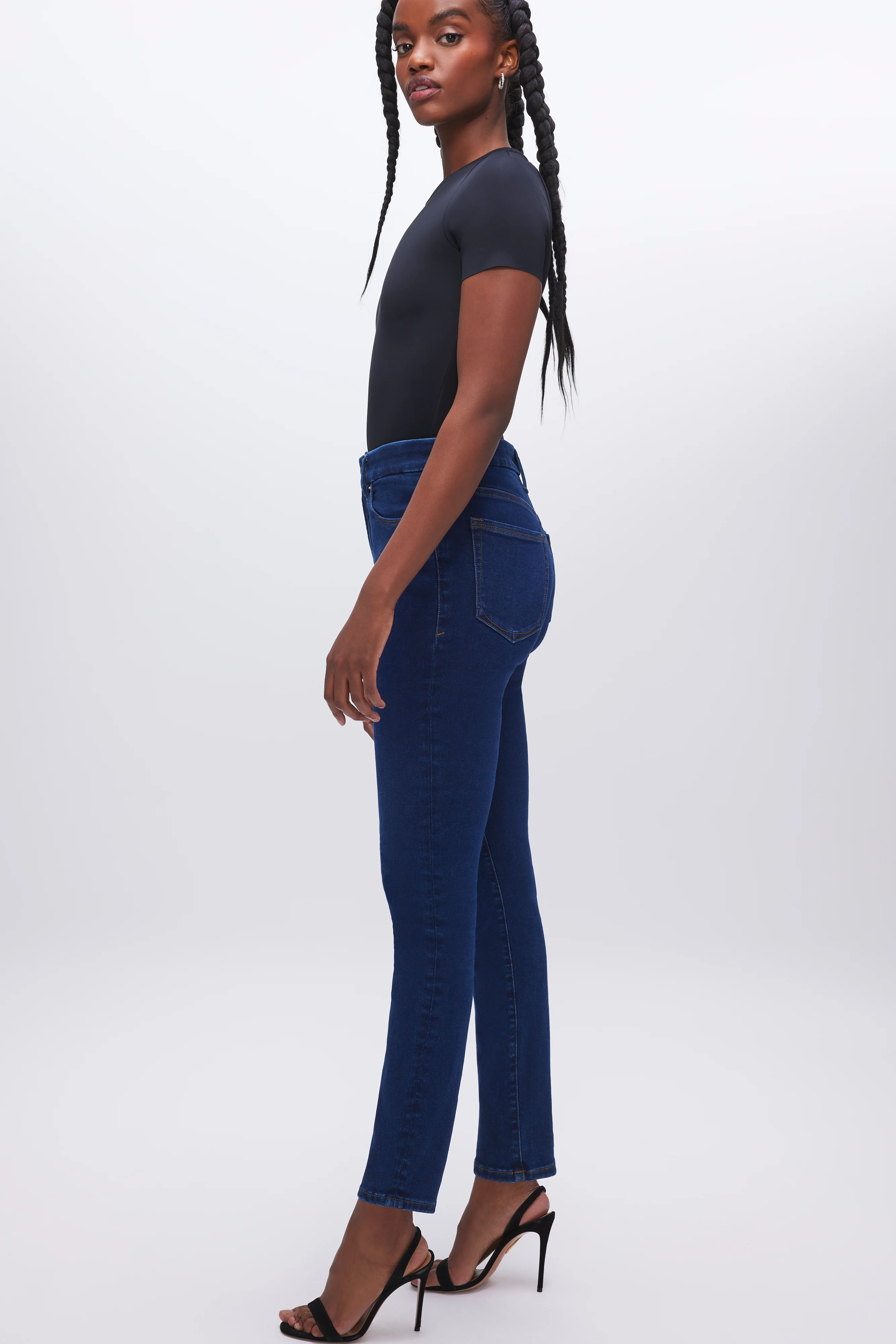 ALWAYS FITS GOOD WAIST SKINNY JEANS Blue821 3 ALWAYS FITS GOOD WAIST SKINNY JEANS Blue821