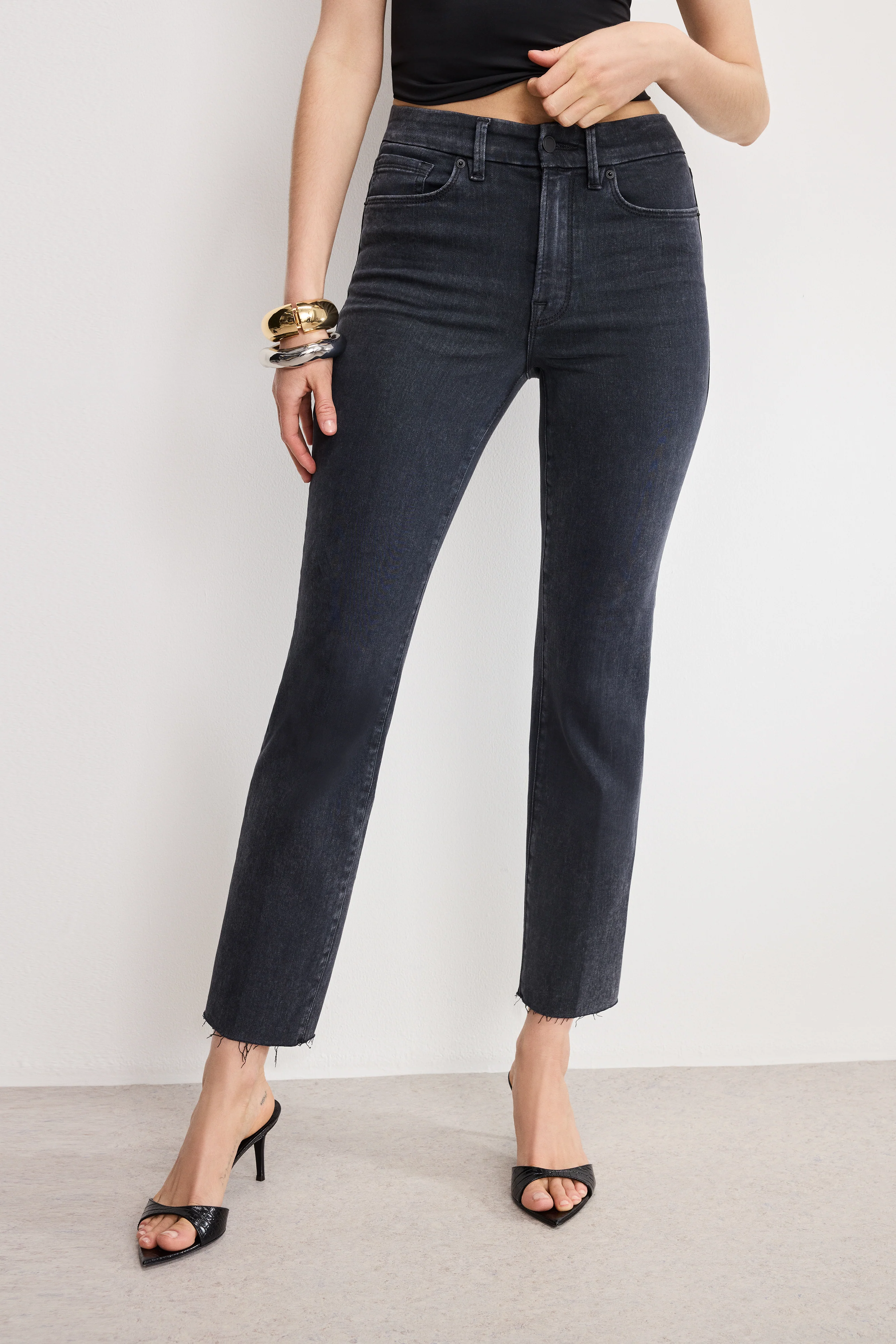 ALWAYS FITS GOOD LEGS STRAIGHT JEANS Black414