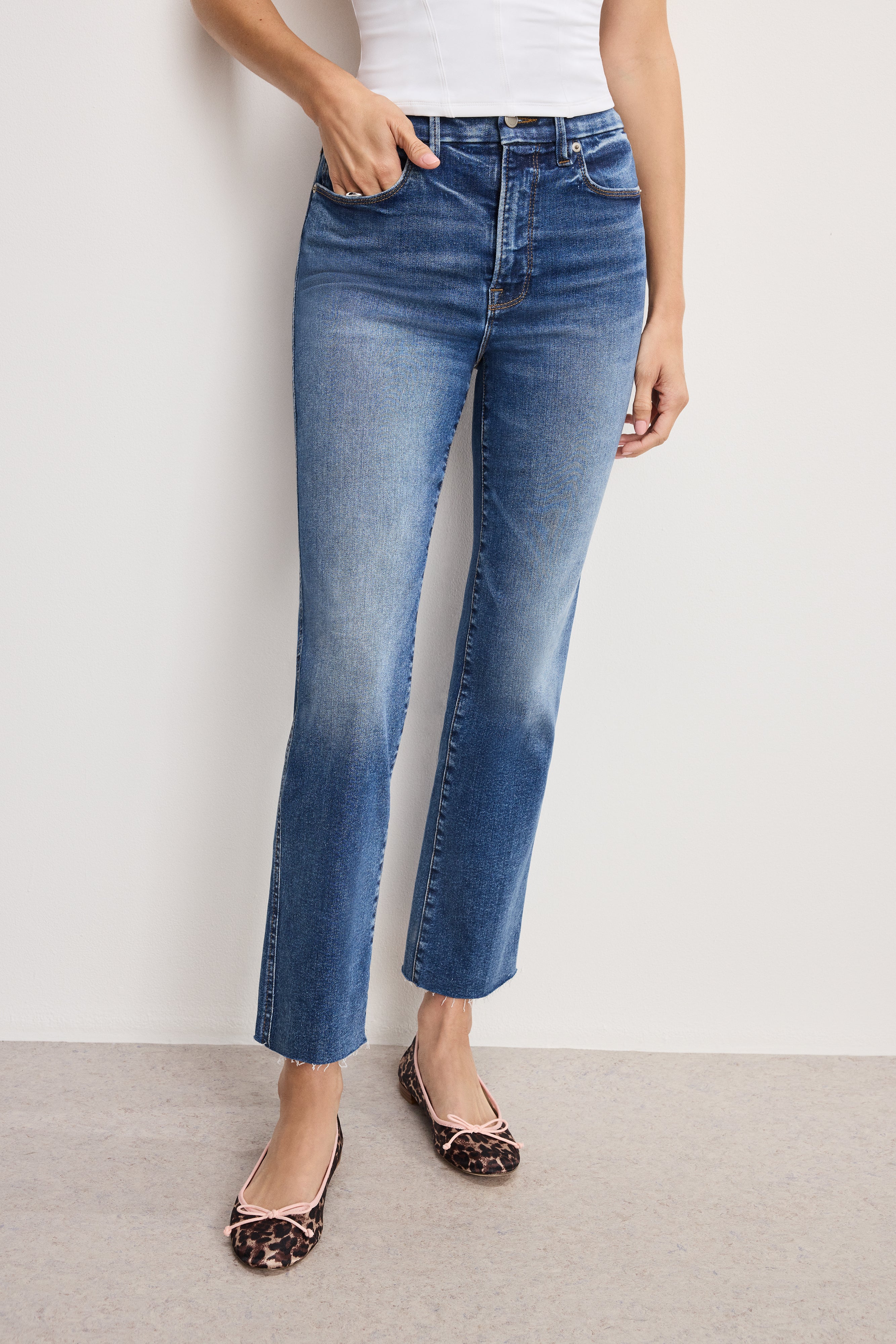 ALWAYS FITS GOOD CURVE STRAIGHT JEANS Indigo1071