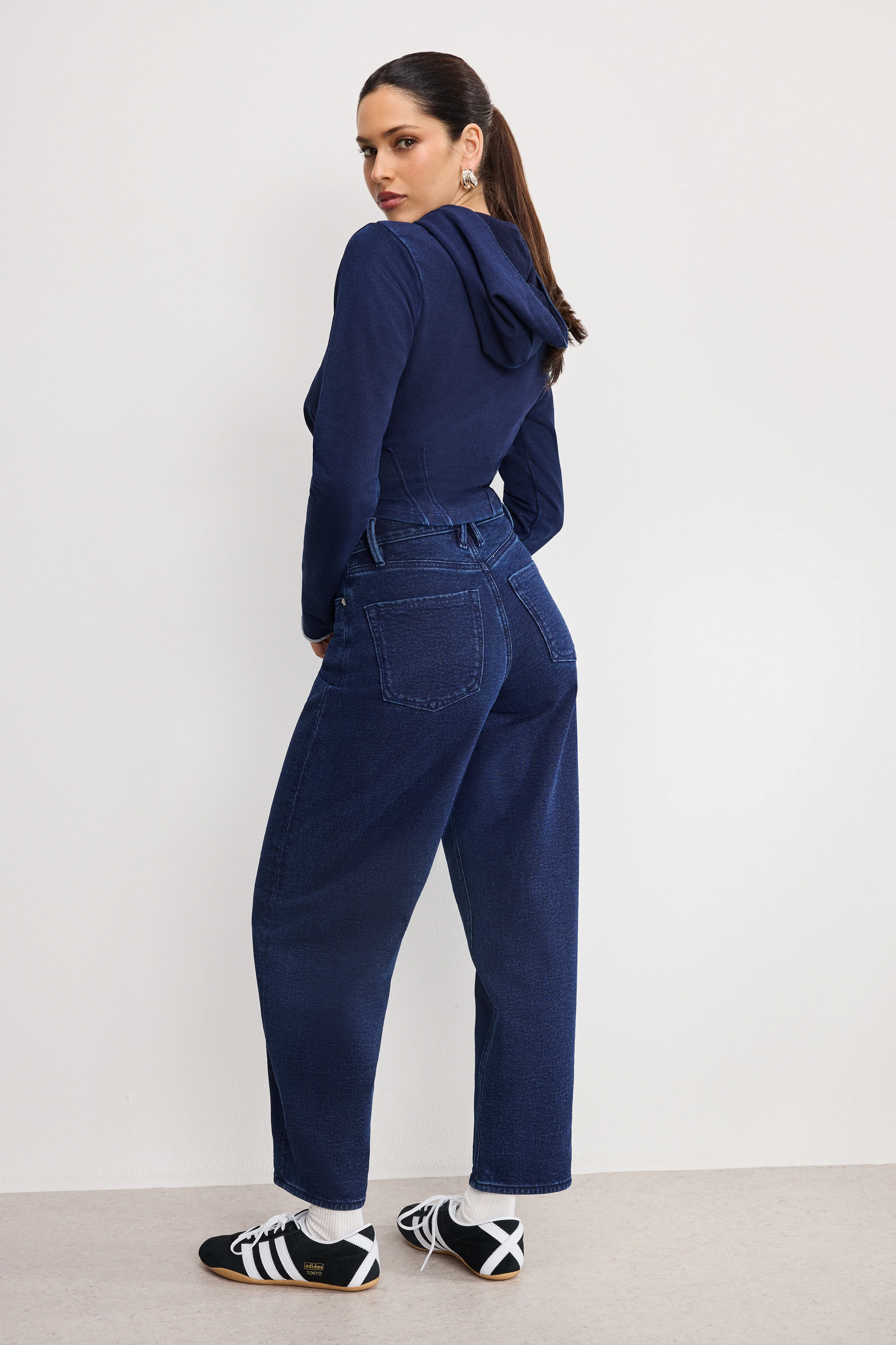 JEANIUS BARREL SWEATPANTS Indigo1029