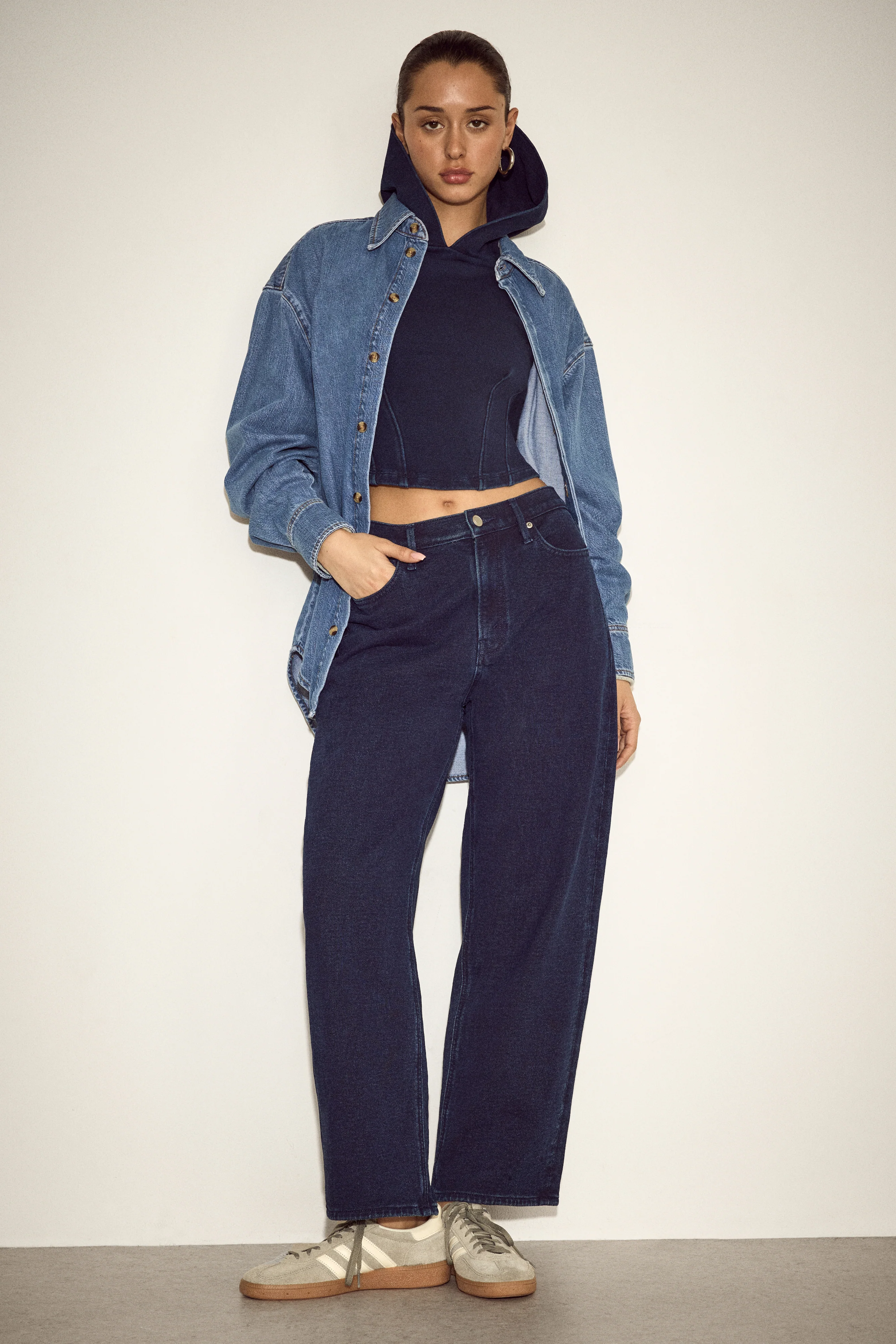 JEANIUS BARREL SWEATPANTS Indigo1029 3 JEANIUS BARREL SWEATPANTS Indigo1029