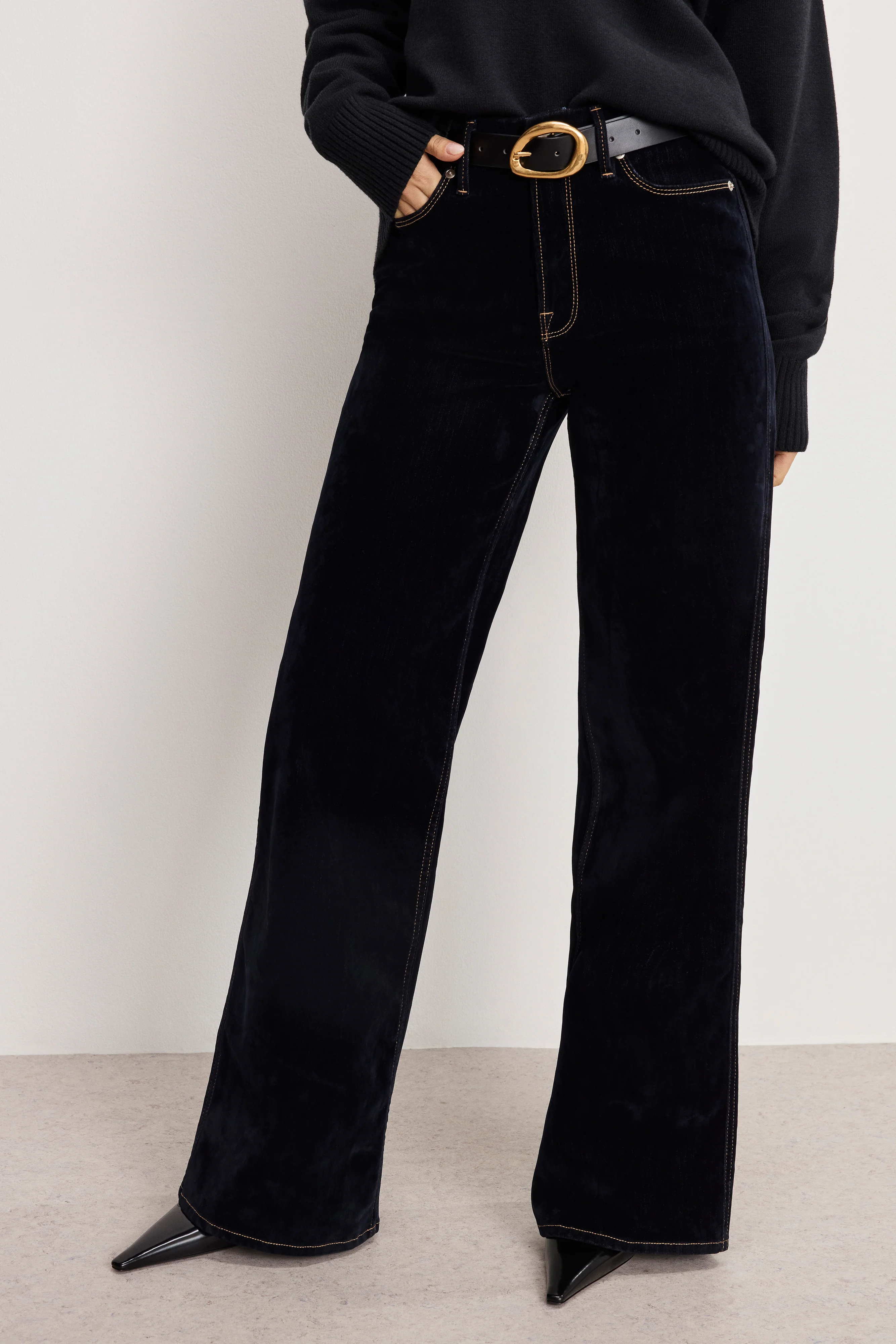 GOOD SKATE VELVET DENIM JEANS Indigo939