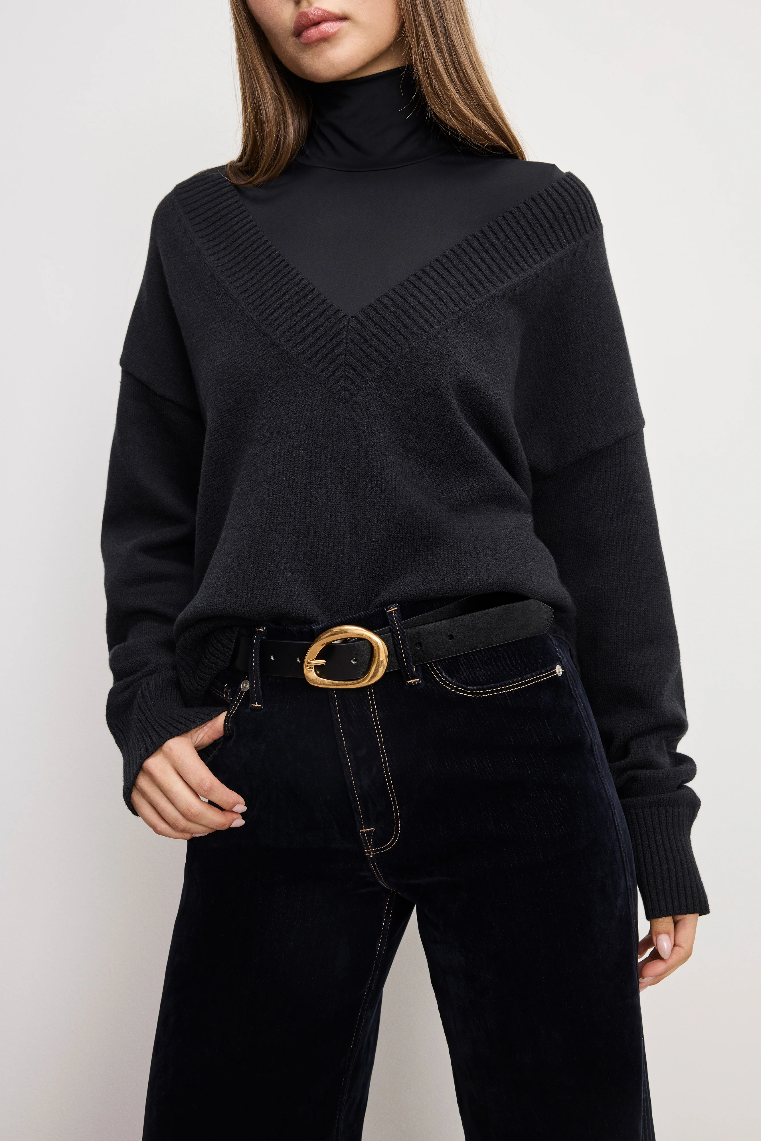 GOOD SKATE VELVET DENIM JEANS Indigo939 3 GOOD SKATE VELVET DENIM JEANS Indigo939